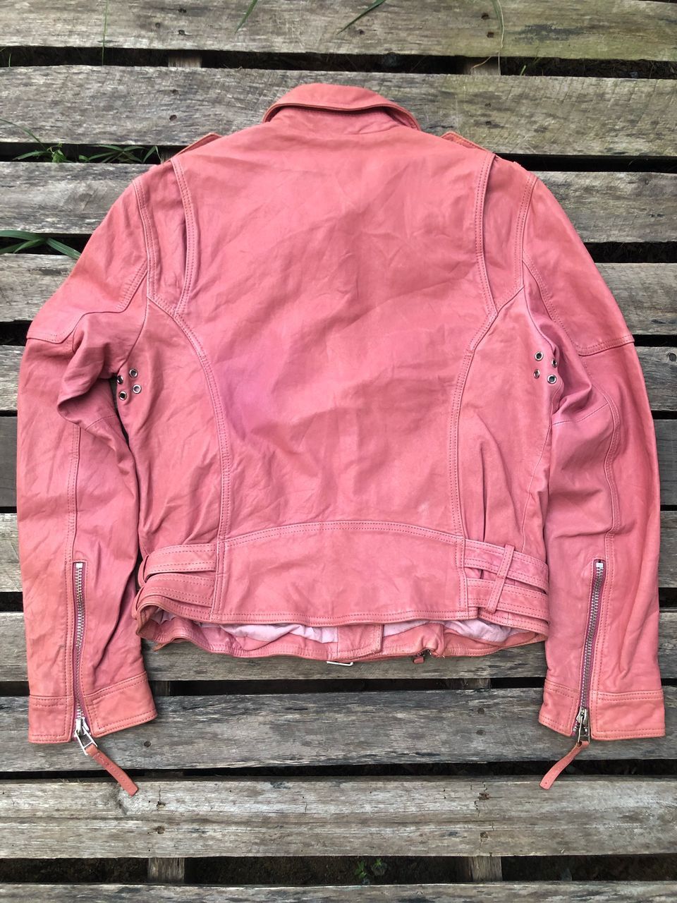 If Six Was Nine × Vintage Vintage Blanc Dew Leather Jacket Punk Bikers Style Size S / US 4 / IT 40 - 2 Thumbnail