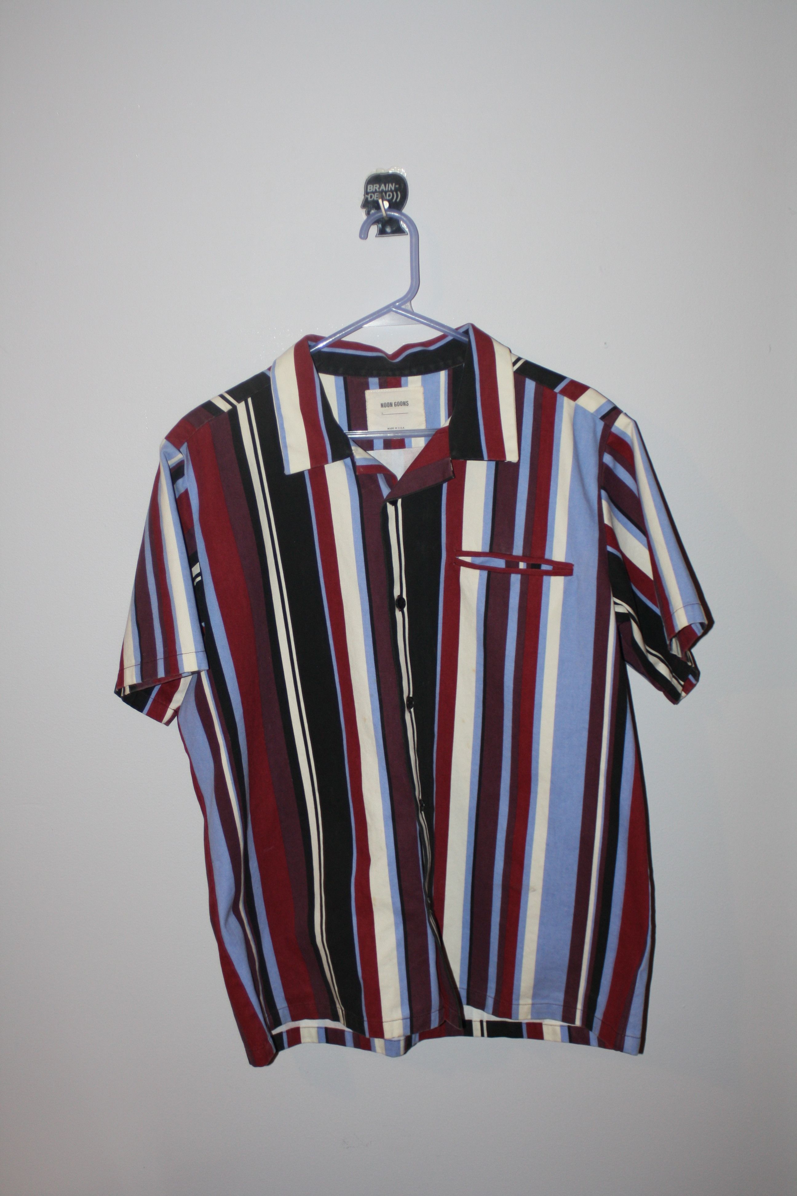 Noon Goons Noon Goons Striped Short Sleeve Button Up Size US L / EU 52-54 / 3 - 1 Thumbnail