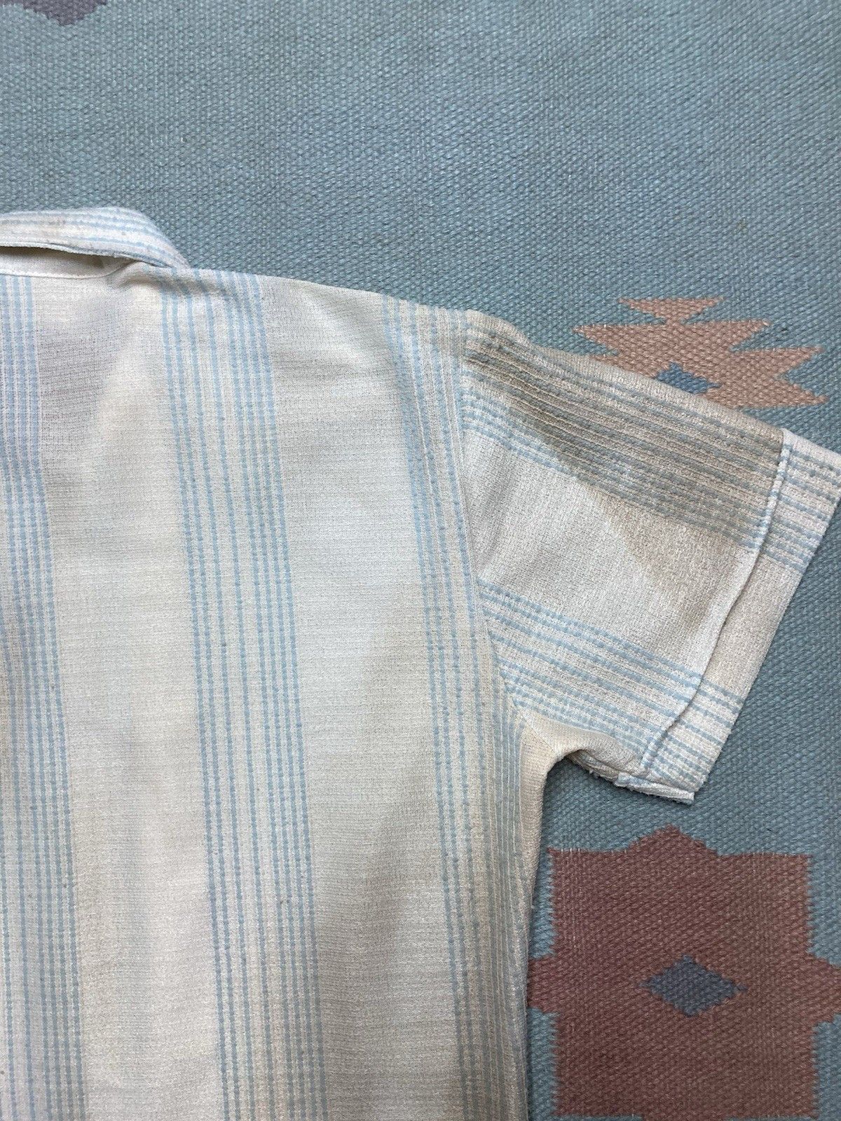 Sears × Vintage 70s polo shirt textured knit striped sears kings road large Size US L / EU 52-54 / 3 - 9 Thumbnail