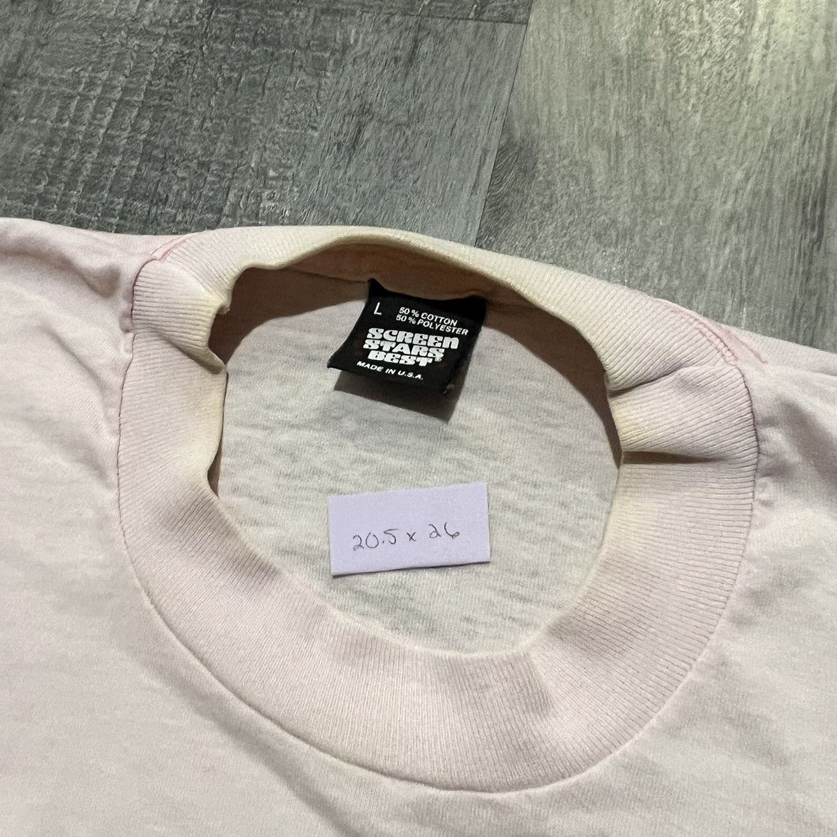 Vintage VTG Nebraska Fire School 1987 Faded Pink Firefighter Shirt Size US L / EU 52-54 / 3 - 6 Thumbnail