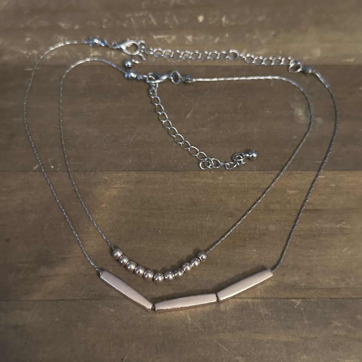 Other Two tone layered necklace set Size ONE SIZE - 2 Thumbnail