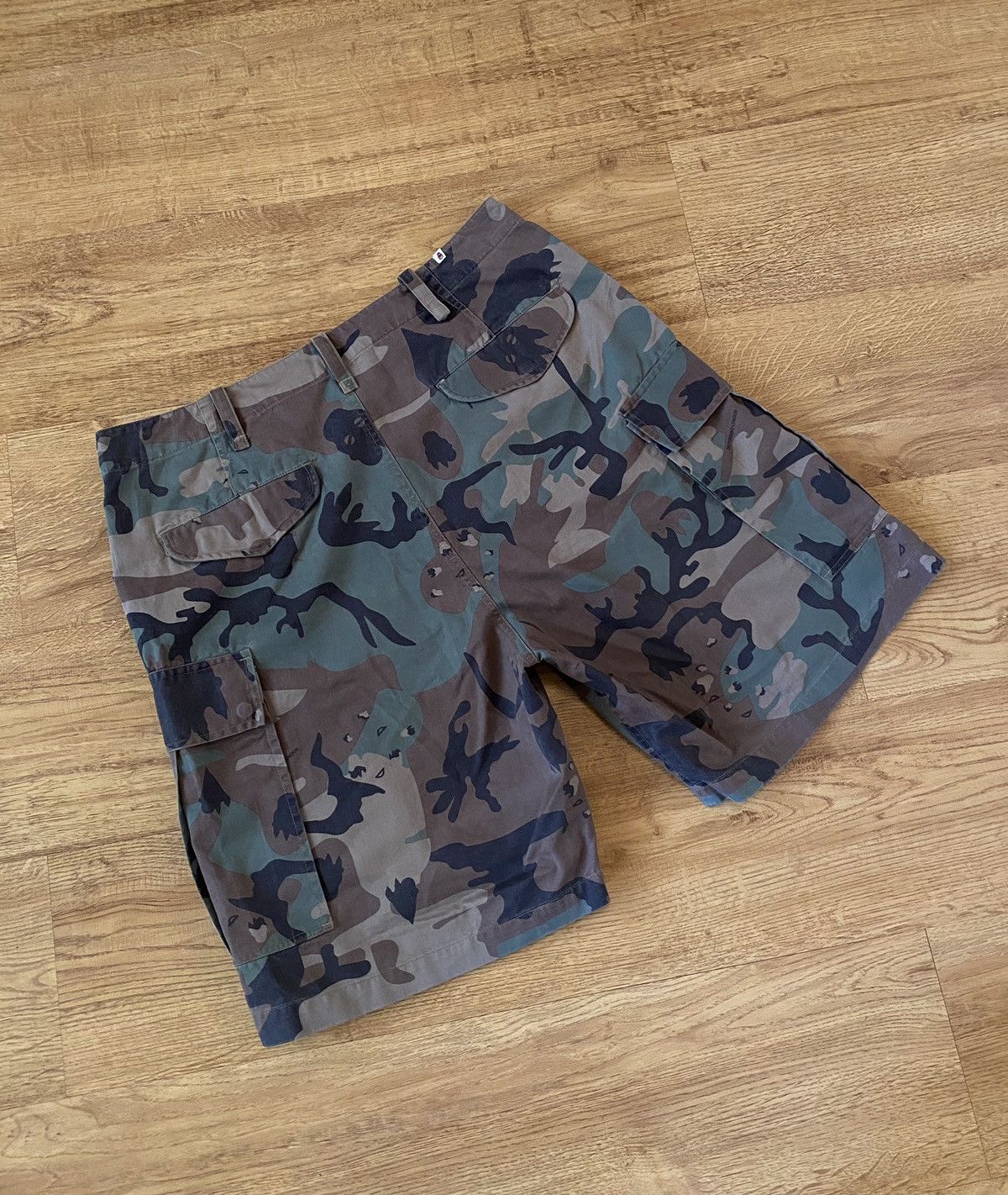 Maharishi Maharishi Rare Cargo Camo Shorts Size US 34 / EU 50 - 3 Thumbnail