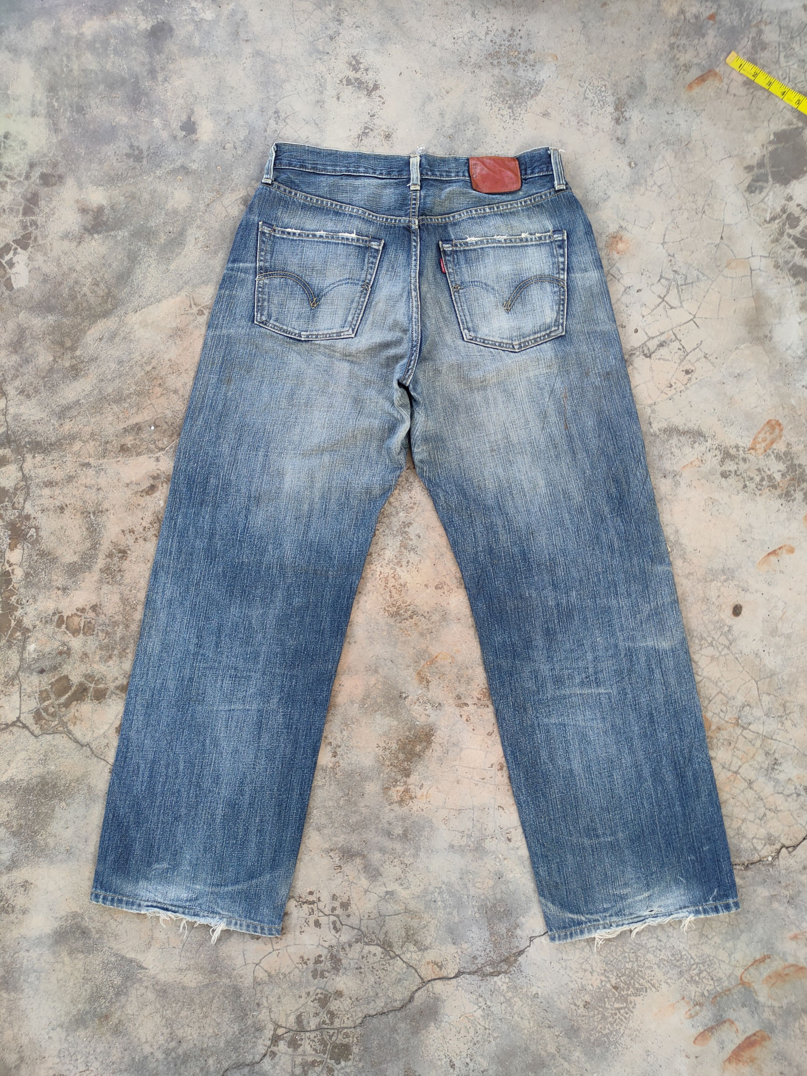 Levi's W34 VINTAGE LEVI'S 504 FADED DISTRESSED JEANS DENIM PANTS Size US 34 / EU 50 - 10 Thumbnail