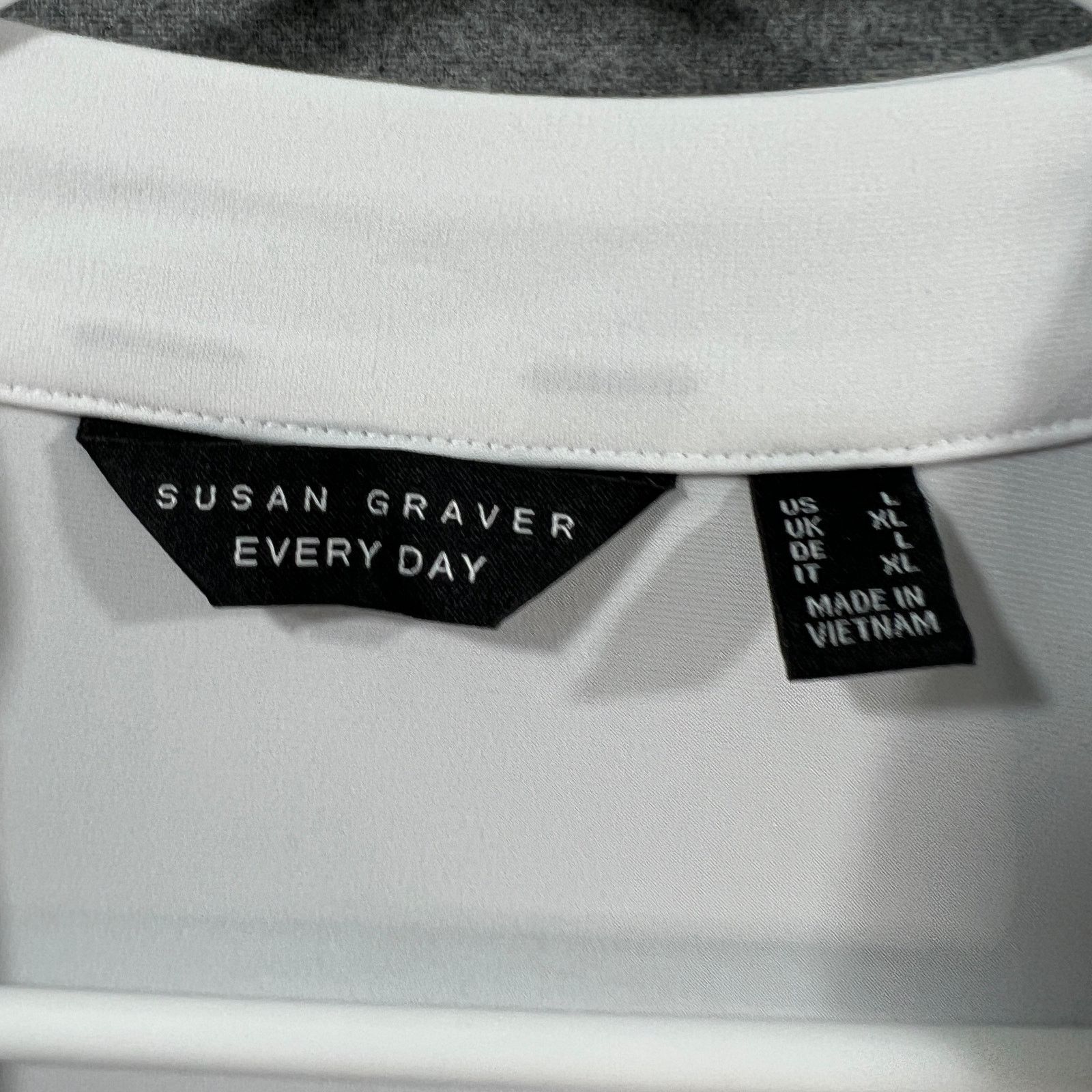 Other Every Day by Susan Graver Liquid Knit Anorak Size L / US 10 / IT 46 - 3 Thumbnail