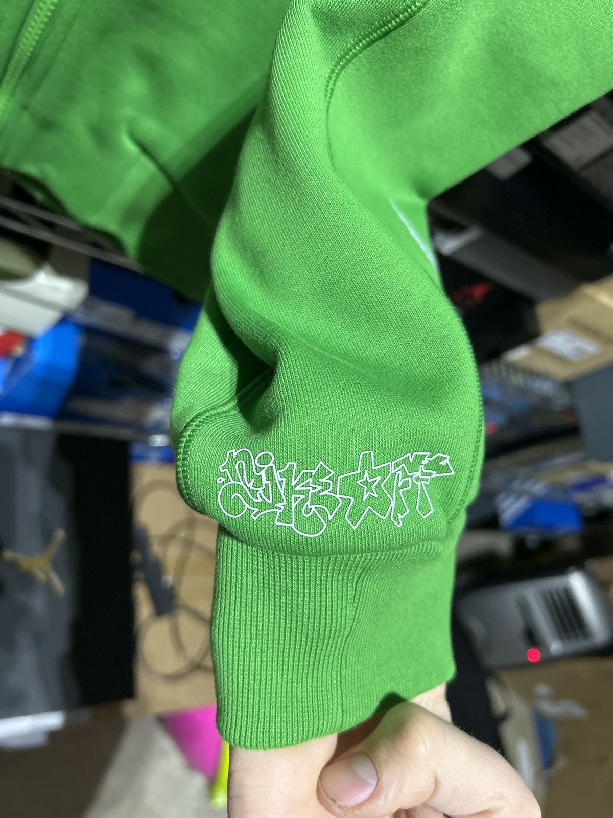 Nike × Off-White Nike x Off-White MC Track Jacket Kelly Green Size XS Size US XS / EU 42 / 0 - 4 Thumbnail