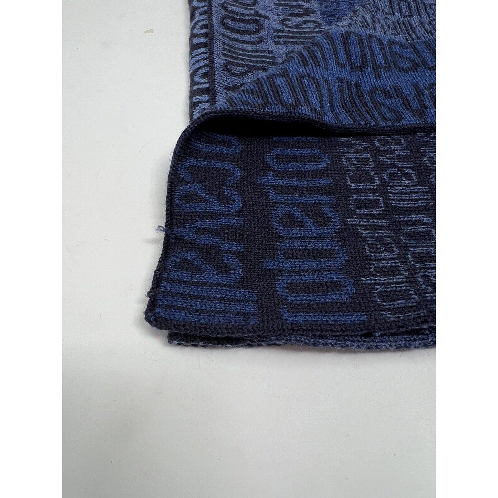 Roberto Cavalli Roberto Cavalli Cravatte S90 Blue Scarf Logomania Spellout Size ONE SIZE - 5 Thumbnail