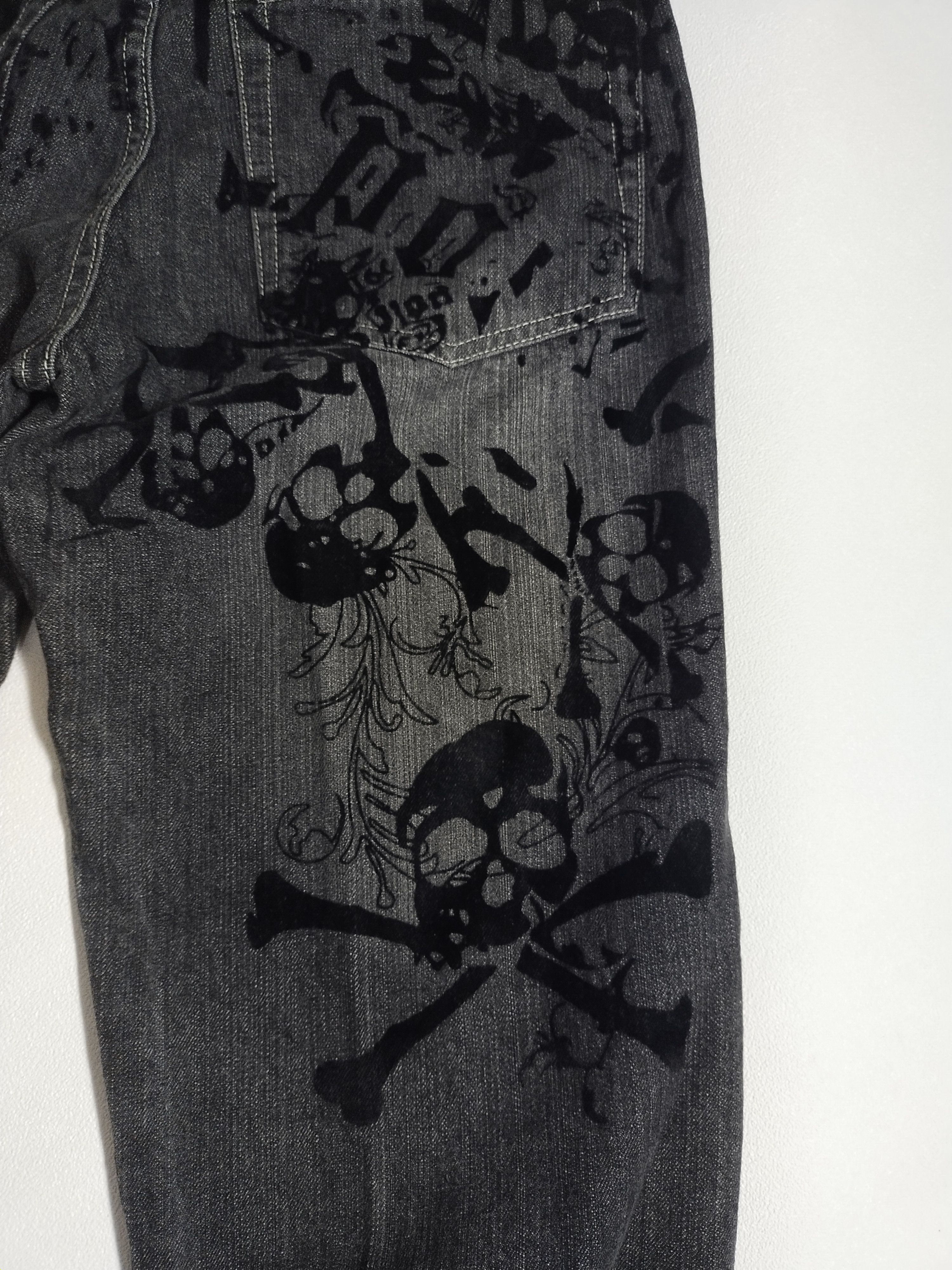 Southpole Very Rare Southpole Skull Graphic Denim Y2K Awesome Size US 34 / EU 50 - 3 Thumbnail
