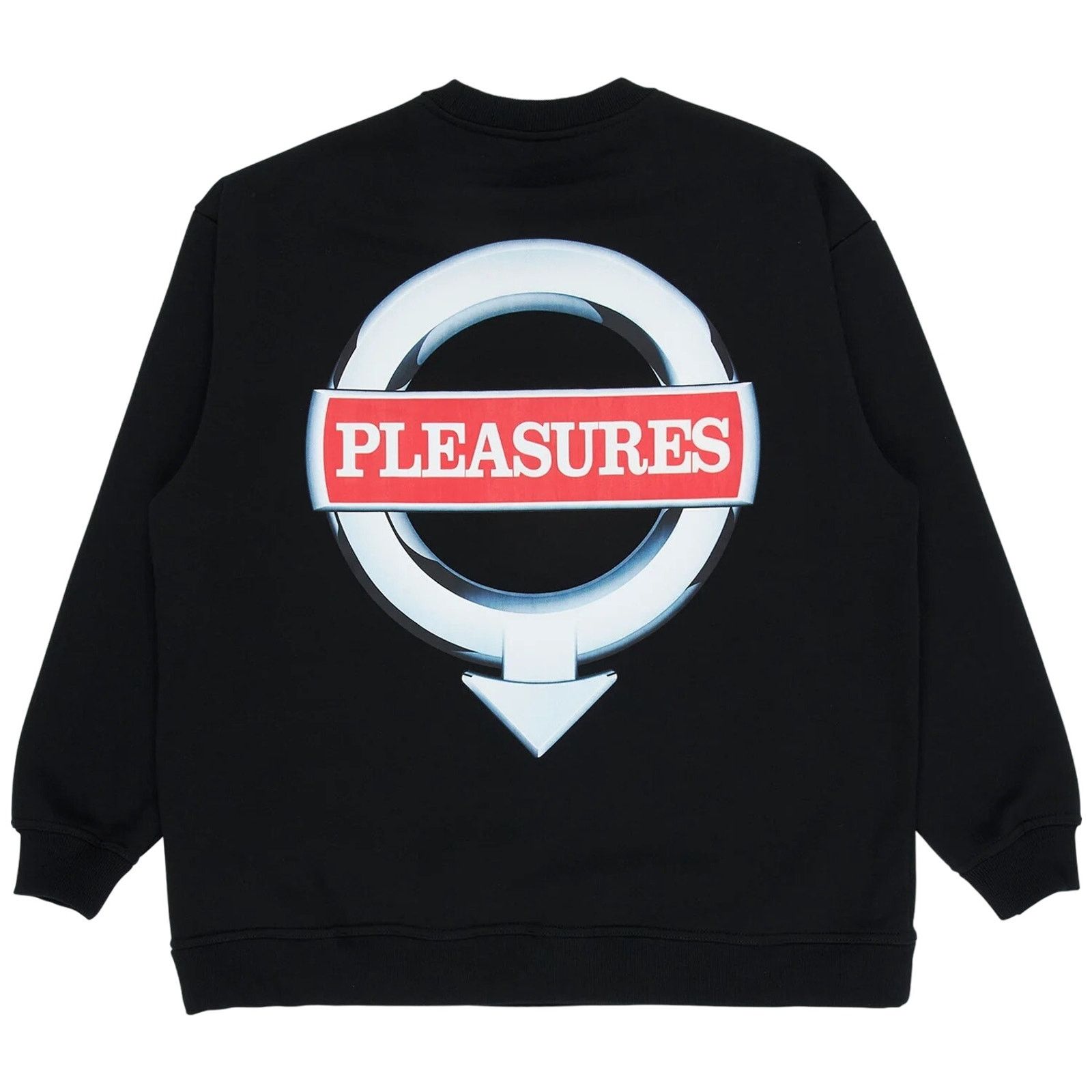 Pleasures Pleasures Language Moto Crewneck Sweatshirt Size US S / EU 44-46 / 1 - 1 Thumbnail