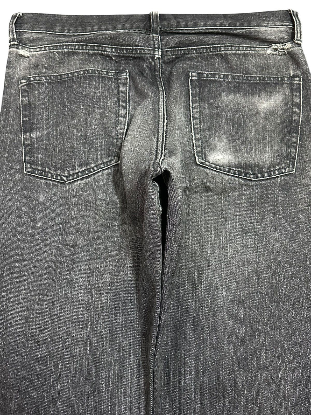 GU Vintage Japanese GU Faded Wash Style Baggy Jeans Size US 34 / EU 50 - 5 Thumbnail