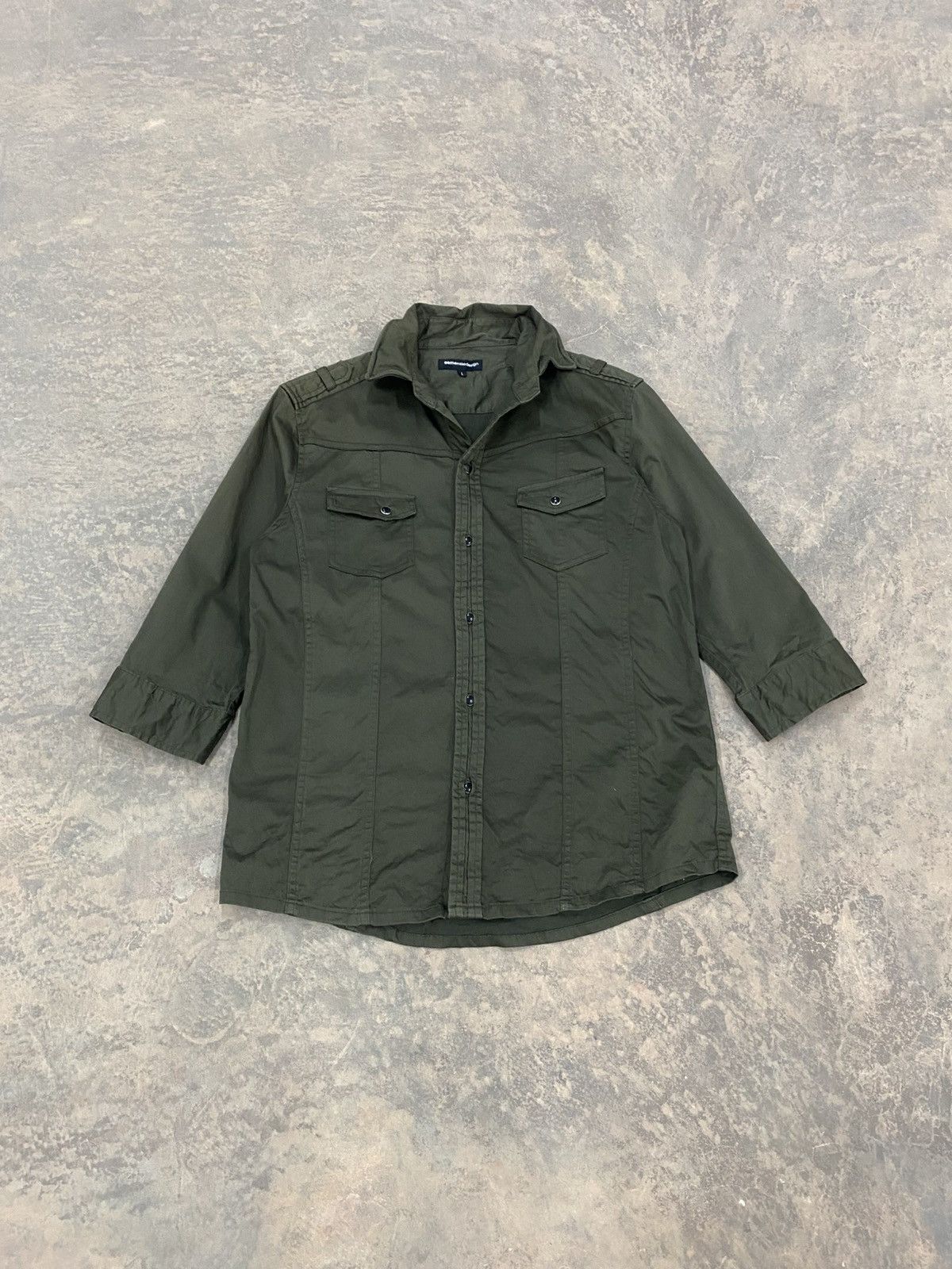 Le Grande Bleu (L.G.B.) 2000s Semantic Design Military Shirt hysteric punk grunge Size US M / EU 48-50 / 2 - 1 Thumbnail