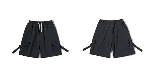 Jean Indigo Union Japan Dark Grey Functional Worker Shorts Size US 33 - 2 Thumbnail