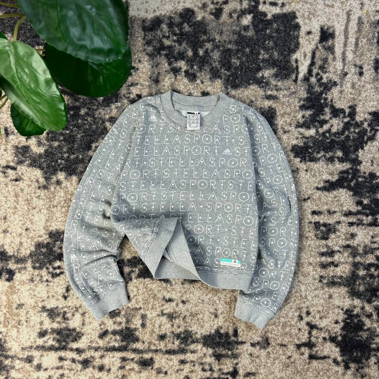 Adidas × Stella McCartney Adidas Stella McCartney Multilogo Crop Sweatshirt Size M / US 6-8 / IT 42-44 - 1 Thumbnail
