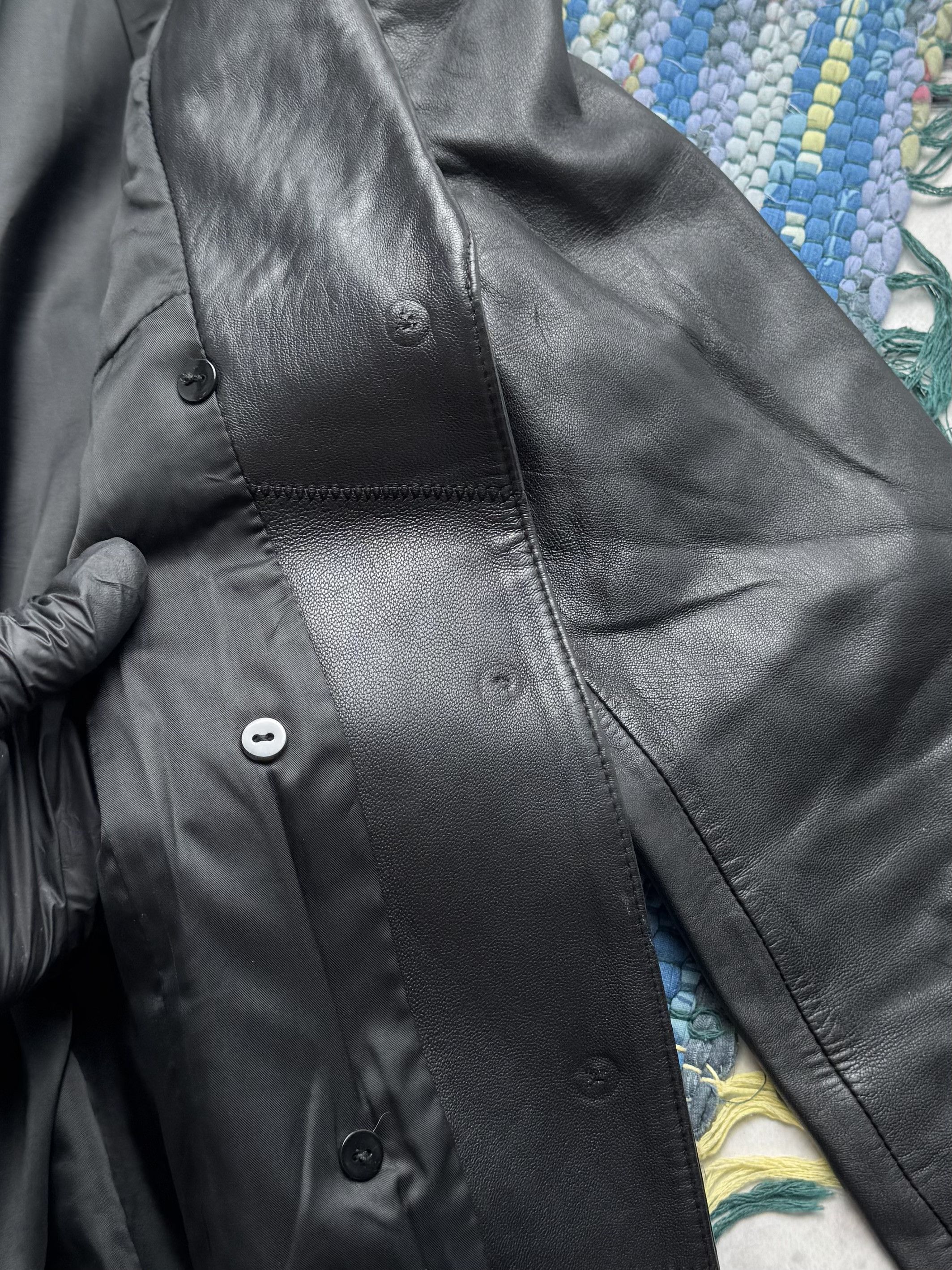 Vintage Vintage Leather Jacket A8(V1)D15 Size S / US 4 / IT 40 - 9 Thumbnail