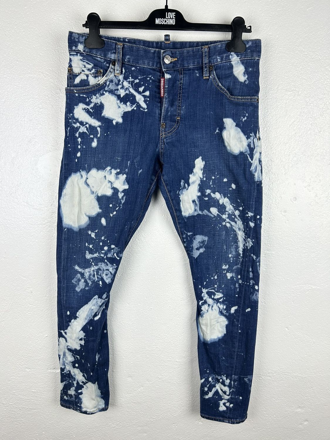 Dsquared2 Dsquared2 Skinny Fit Sexy Twist Jean Elastane Bleached Pant |  Grailed