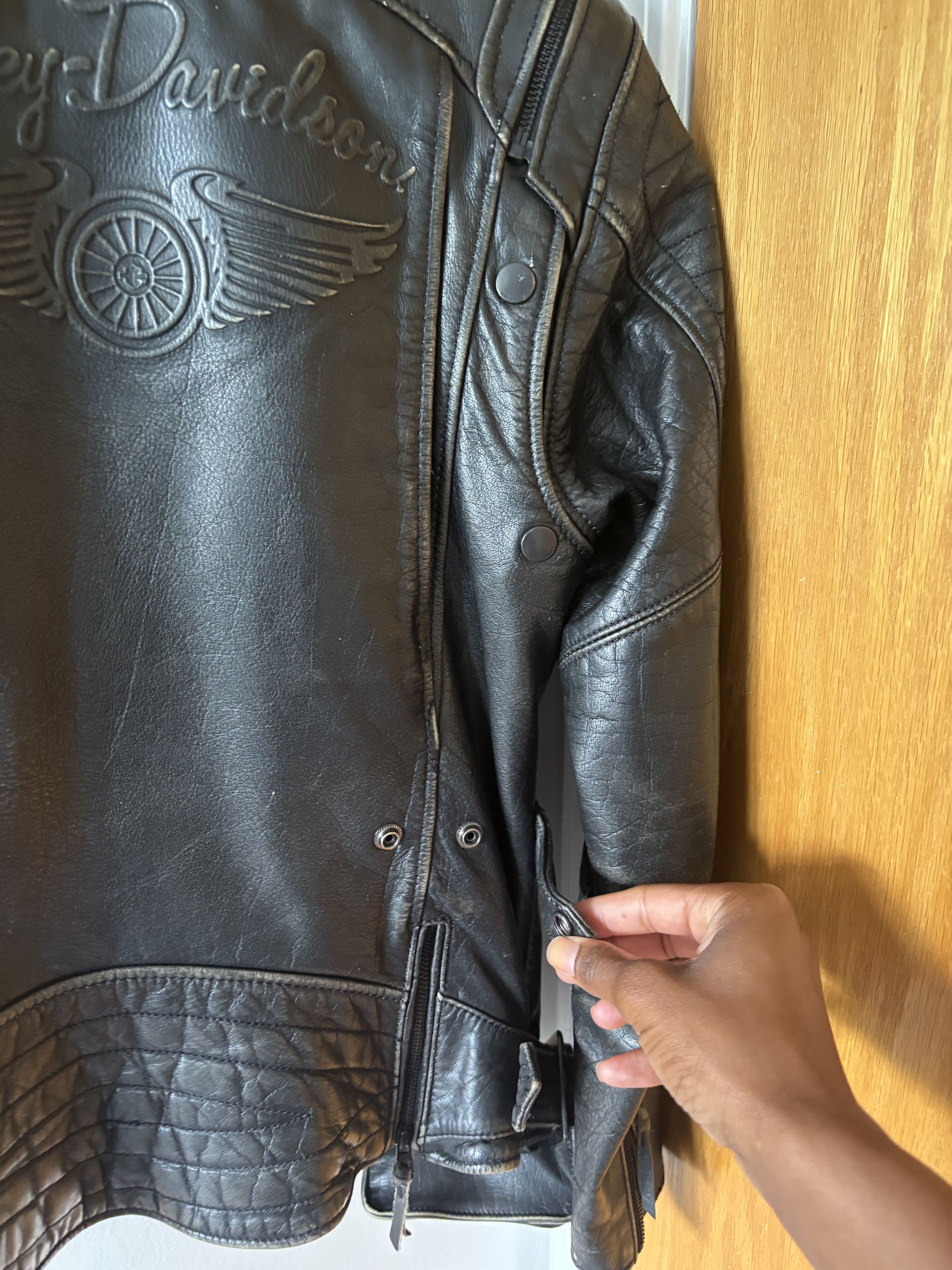 Harley Davidson Harley Davidson Buffalo Leather Jacket Size M / US 6-8 / IT 42-44 - 11 Thumbnail