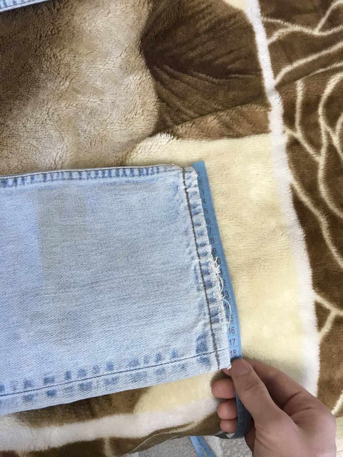 Levi's 🔥 Vintage Levis 29x30 Distressed Denim Washed Pants Jeans Size US 29 - 21 Thumbnail