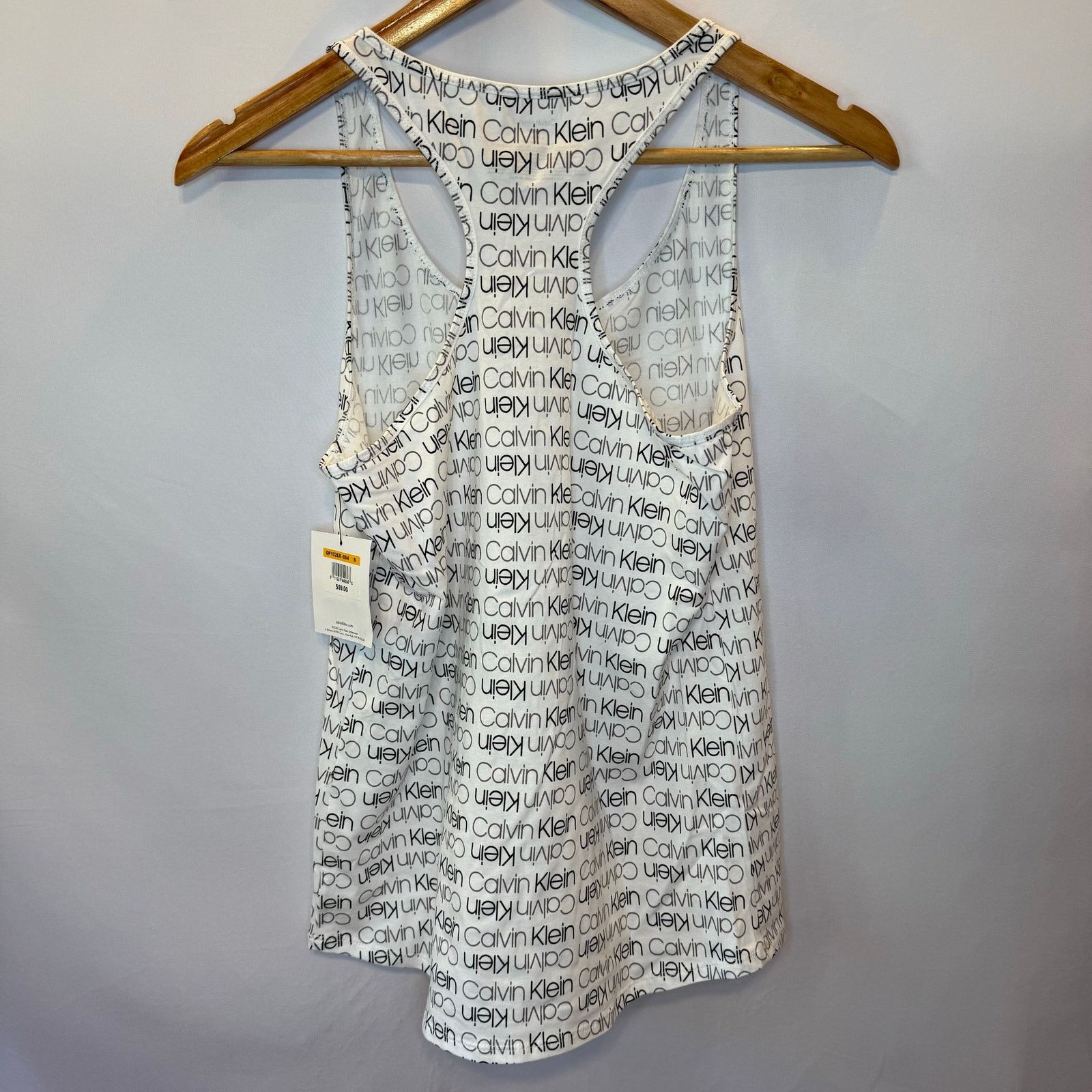 Calvin Klein Calvin Klein Sleep Tank S Womens Printed Racerback Comfy Size S / US 4 / IT 40 - 2 Thumbnail