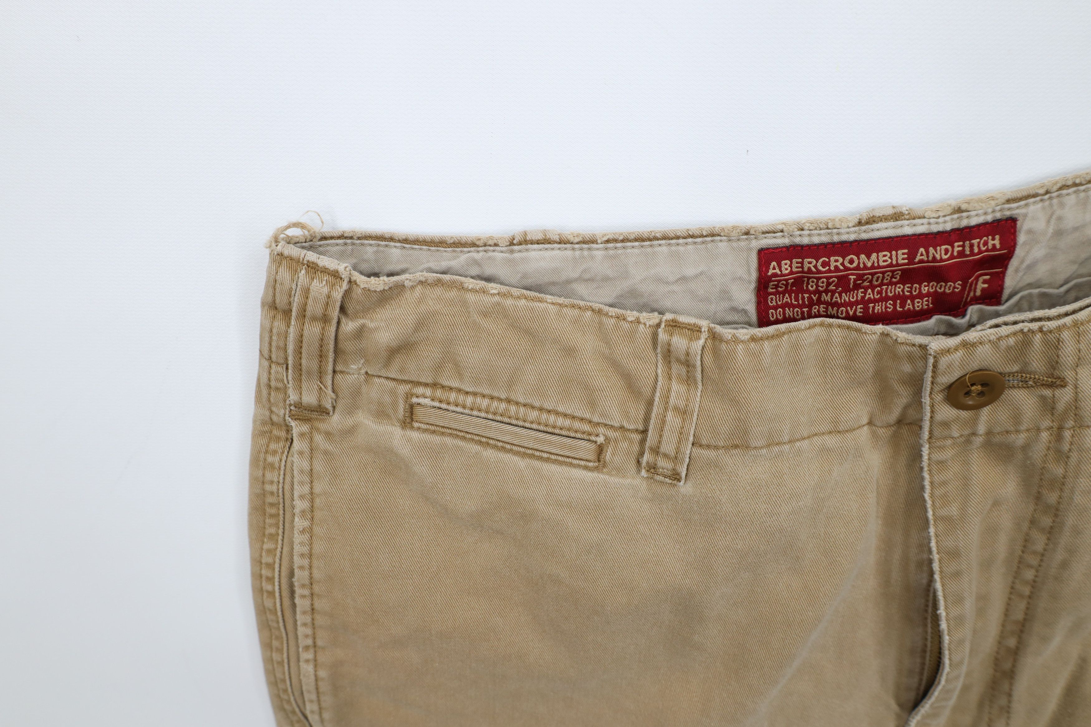 Abercrombie & Fitch Vintage 90s Y2K Abercrombie & Fitch Wide Leg Surplus Pants Size US 32 / EU 48 - 10 Thumbnail