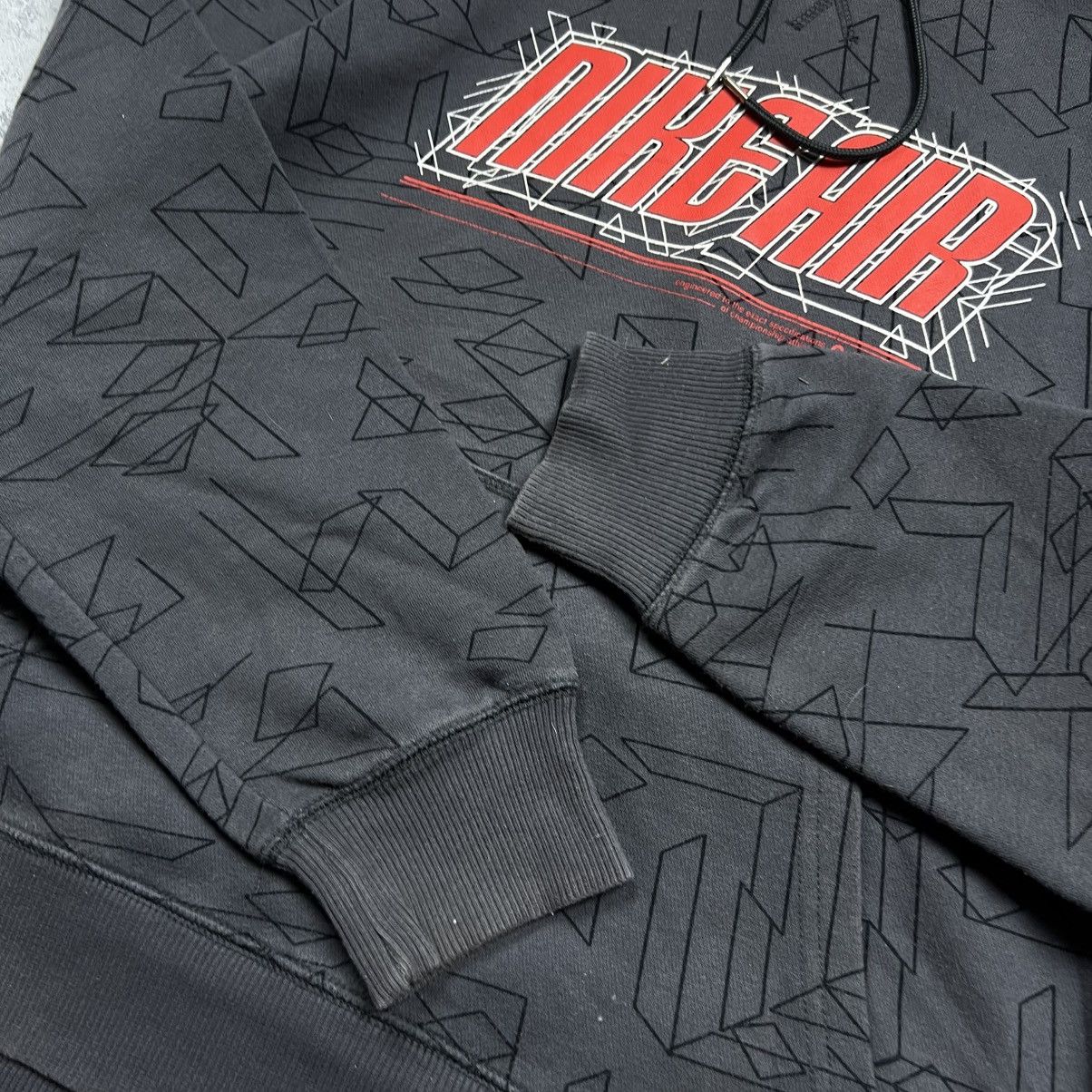 Nike 00s NIKE AIR BIG LOGO VINTAGE Y2K OVERSIZED PULLOVER HOODIE Size US M / EU 48-50 / 2 - 6 Thumbnail