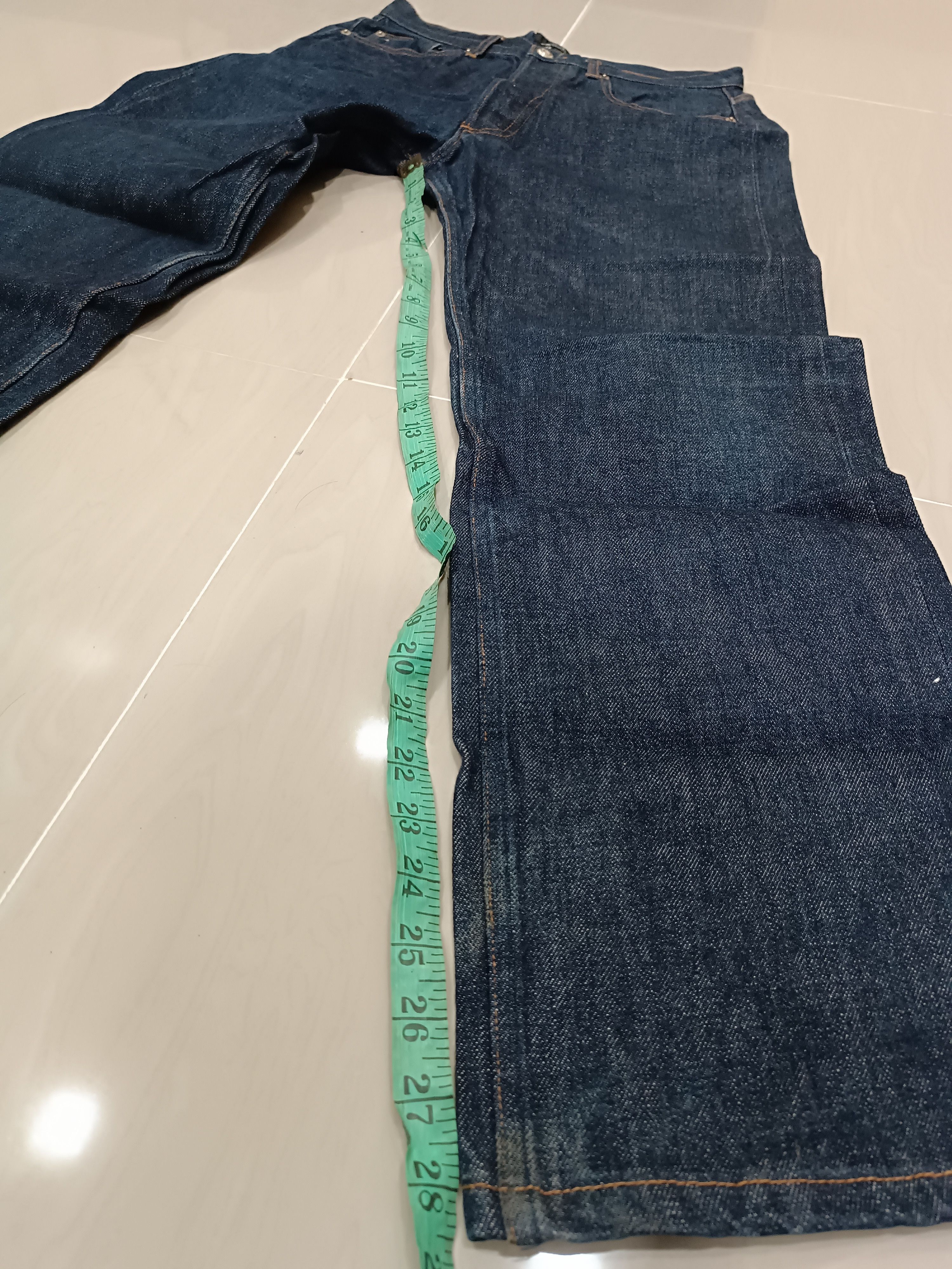 A.P.C. A.P.C. APC Mens Selvedge Dark Blue Jeans Indigo Size US 30 / EU 46 - 12 Thumbnail