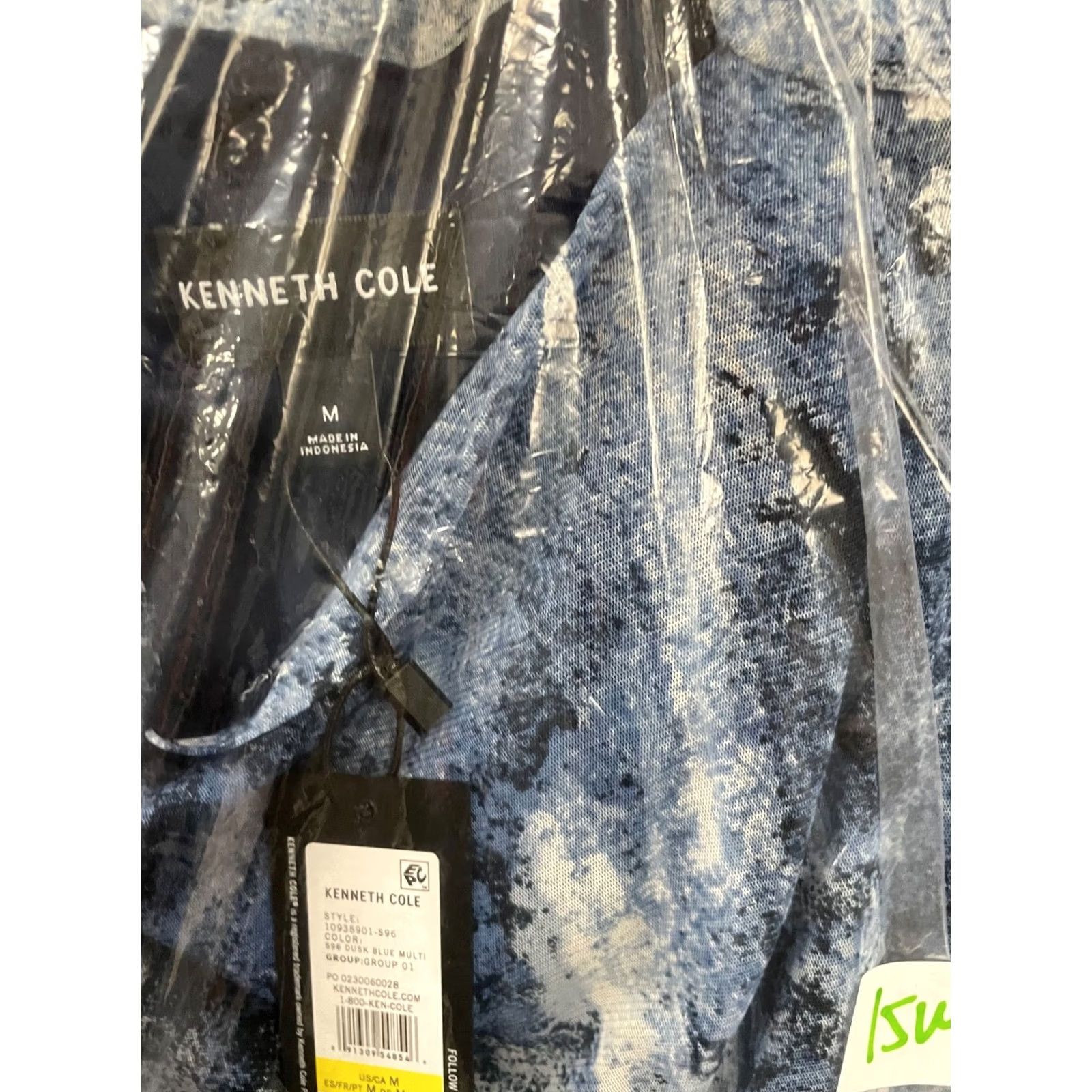 Kenneth Cole Kenneth Cole Blue Dress Size M Size M / US 6-8 / IT 42-44 - 3 Thumbnail