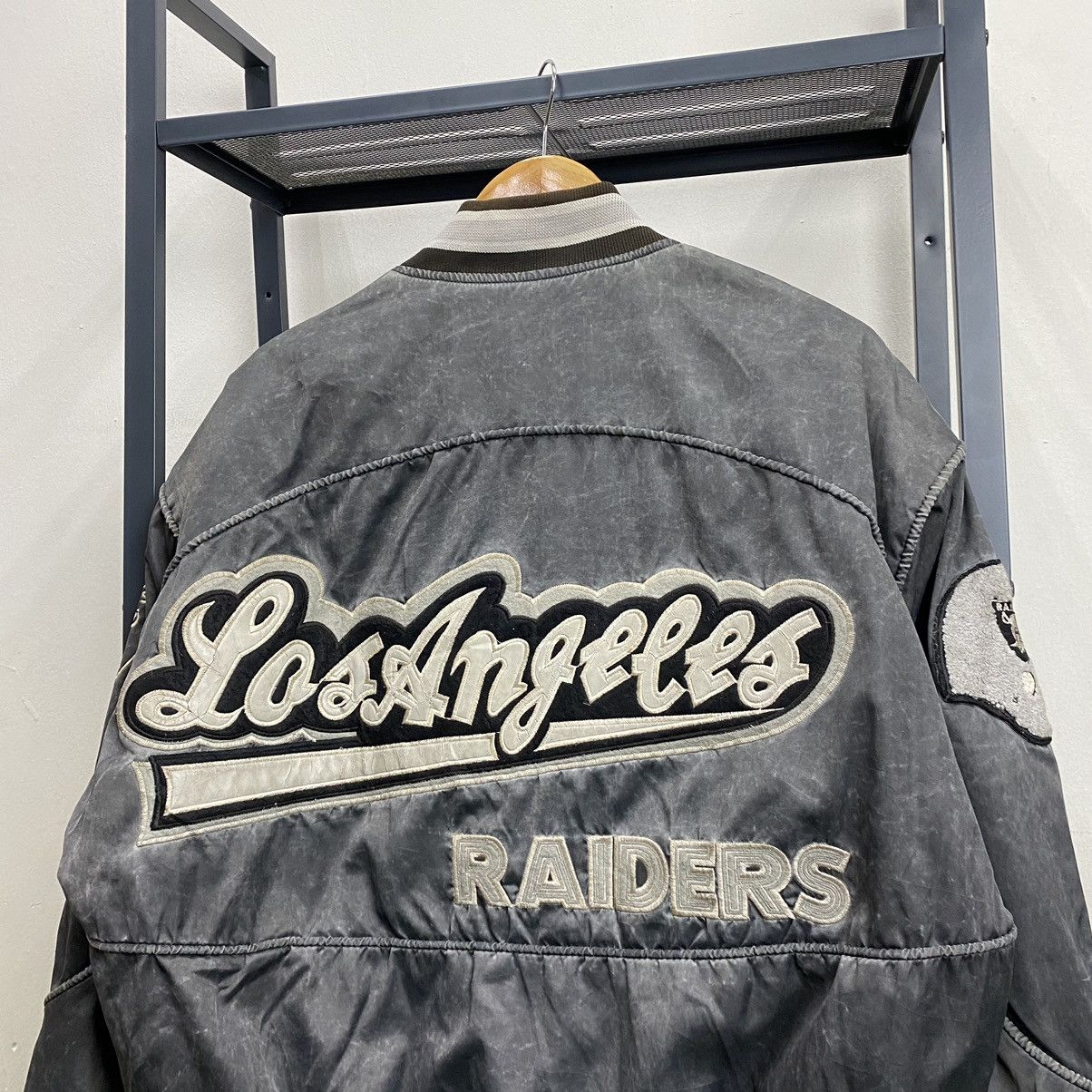 NFL × Vintage Vintage 90’s Raiders Los Angeles NFL Campri Team Line Bomber Size US M / EU 48-50 / 2 - 4 Thumbnail