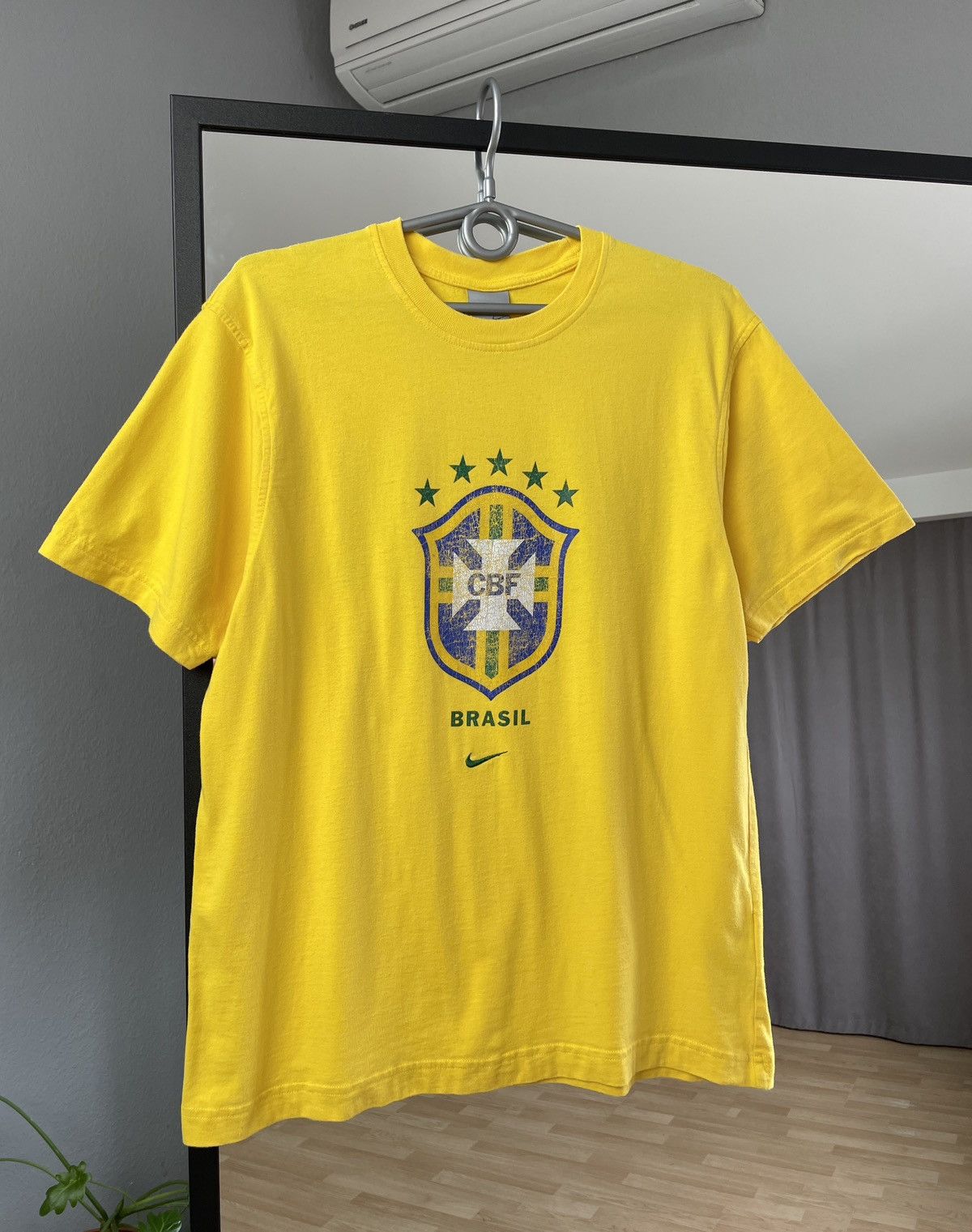 Nike × Vintage Vintage Y2K Blockcore Umbro Nike Brazil 90s jersey Size US M / EU 48-50 / 2 - 1 Thumbnail