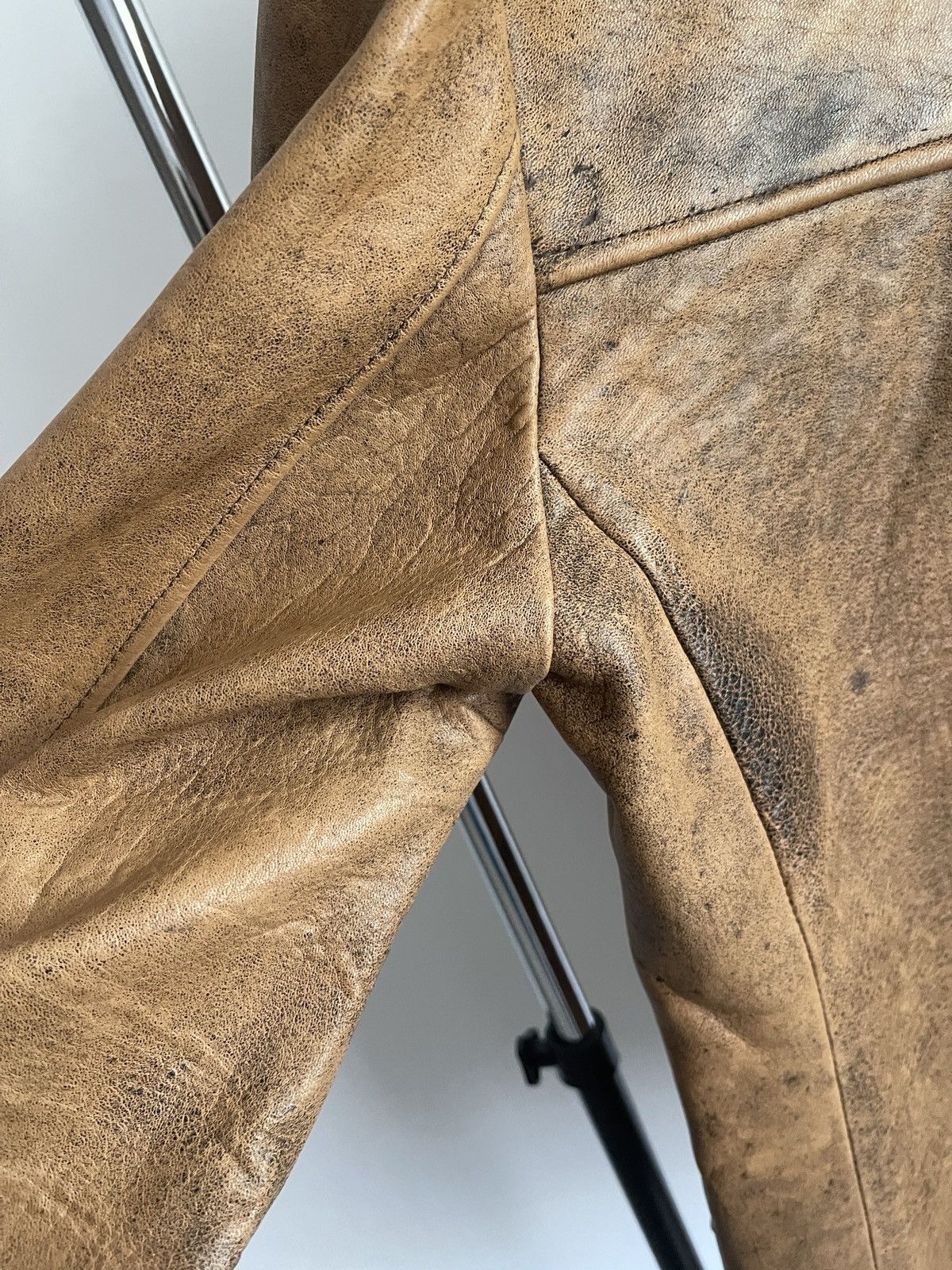 Vintage Vintage Mordex London Leather Blazer Jacket Made In UK 90s M Size US M / EU 48-50 / 2 - 7 Thumbnail