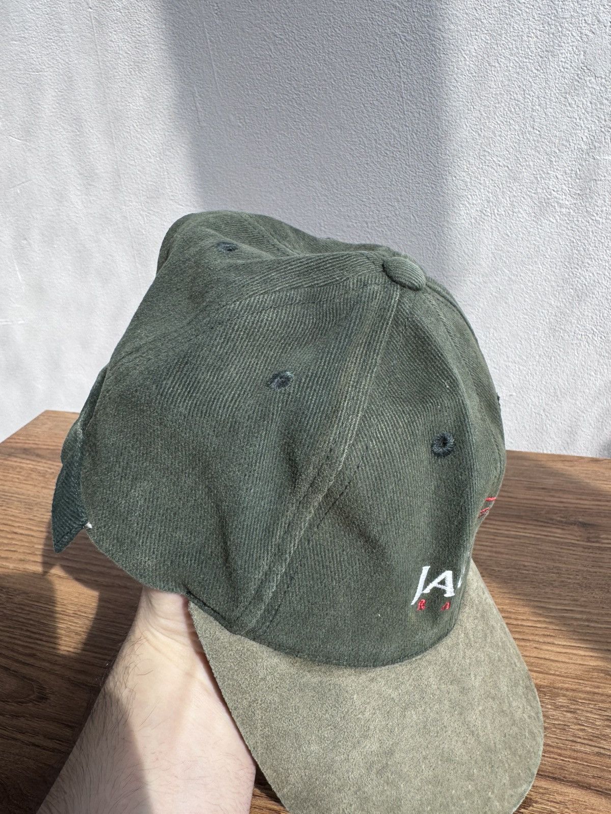 Vintage Jaguar Racing Formula One F1 Big Logo Green Cap Bintage 90s Size ONE SIZE - 16 Thumbnail