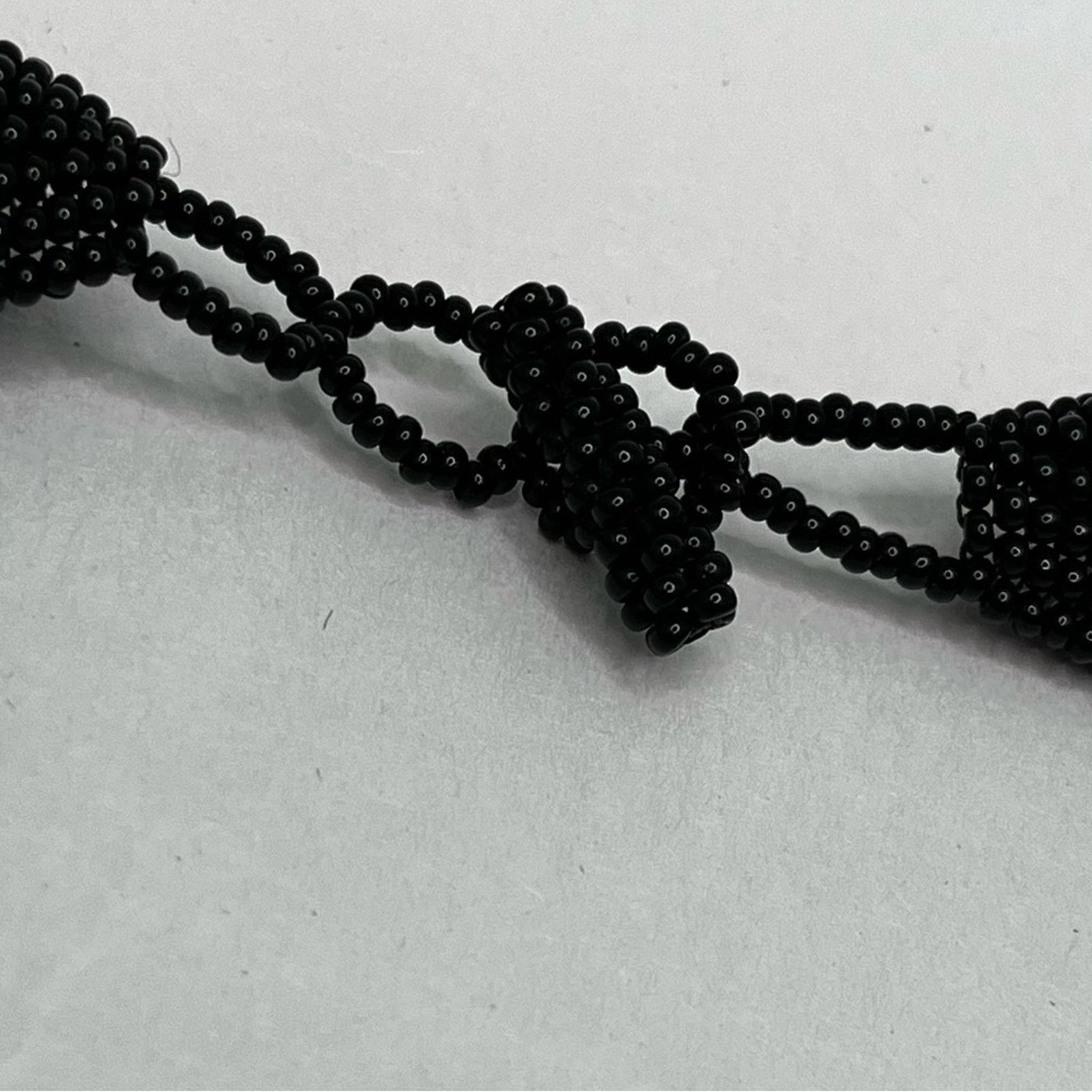 Handmade Virgin Mary Artisan Candy Skull Neon Orange beaded necklace Size ONE SIZE - 5 Thumbnail