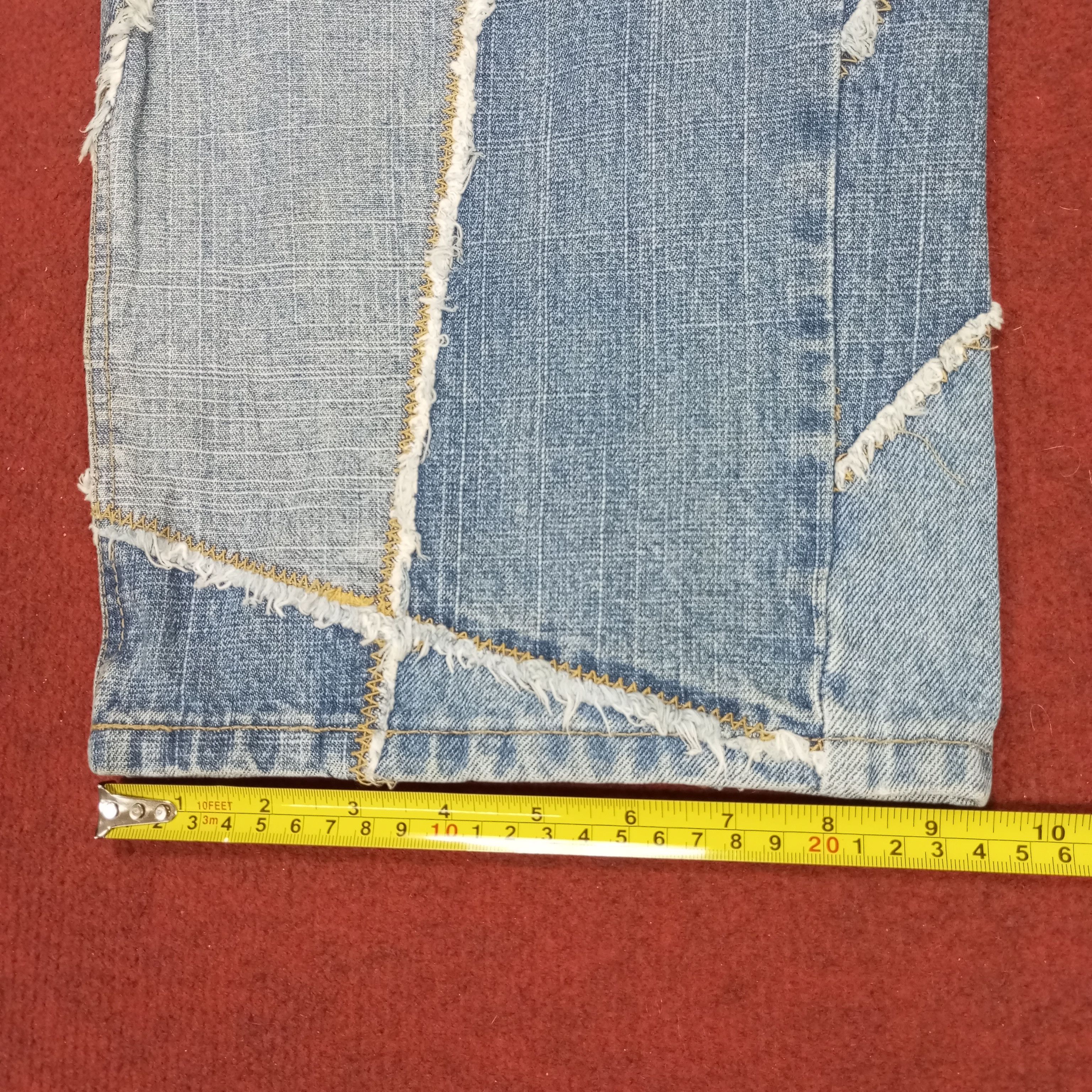 VIBE Vibes Gold Label Rare Fashion Patchwork Style Jeans Size US 34 / EU 50 - 11 Thumbnail