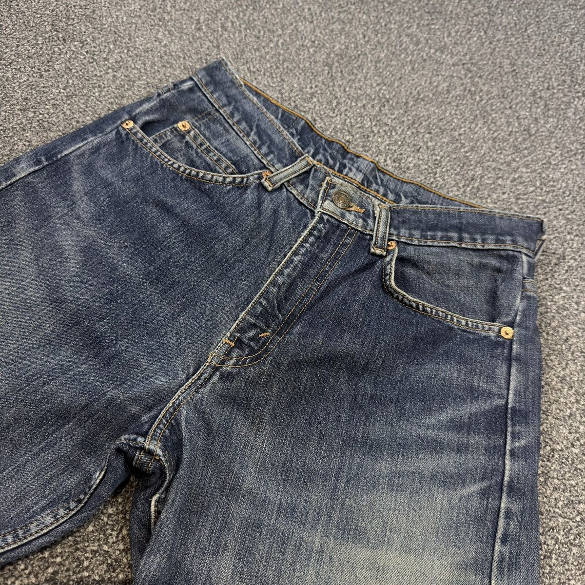 Engineered Garments × Levi's Vintage 90s Levis 612 Orange Tab Distressed Denim Size US 29 - 3 Thumbnail