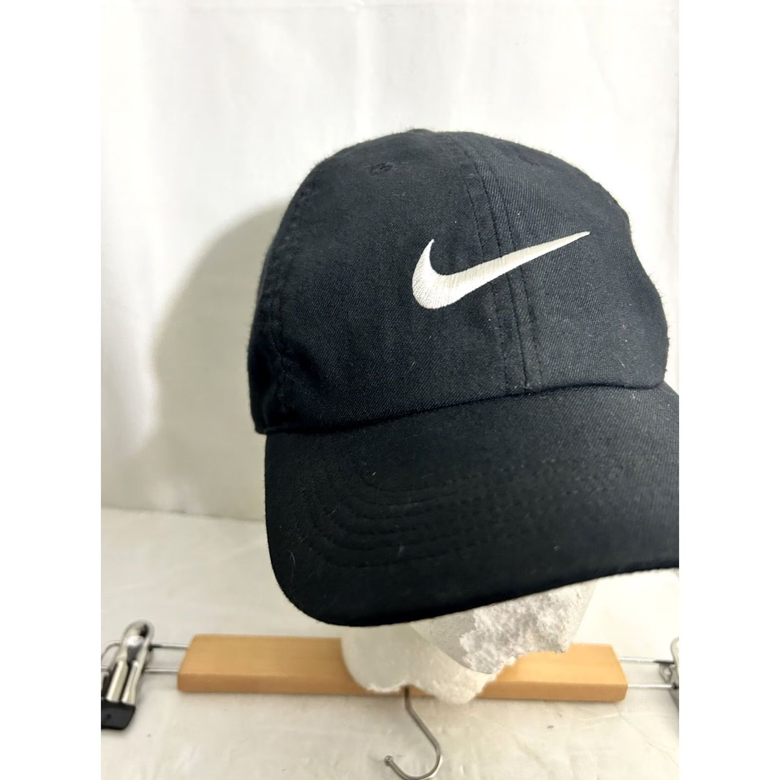 Nike Nike Heritage86 DriFit Baseball Cap Strapback Black White Swoosh Men One Size Black Cap Size ONE SIZE - 4 Thumbnail