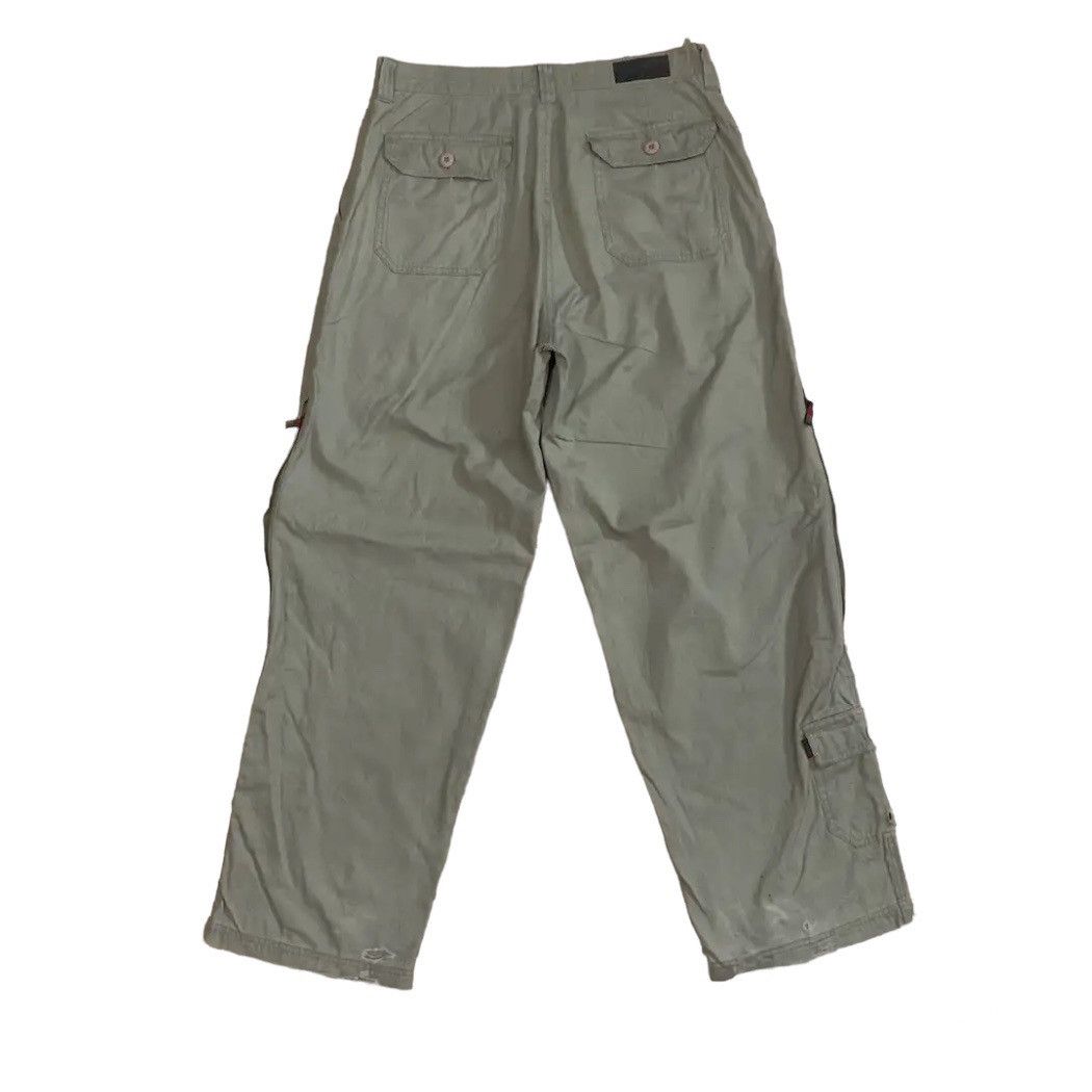 Split × Vintage Vintage SPLIT Trousers Baggy Outdoor Hiking Khaki Pants Size US 33 - 2 Thumbnail