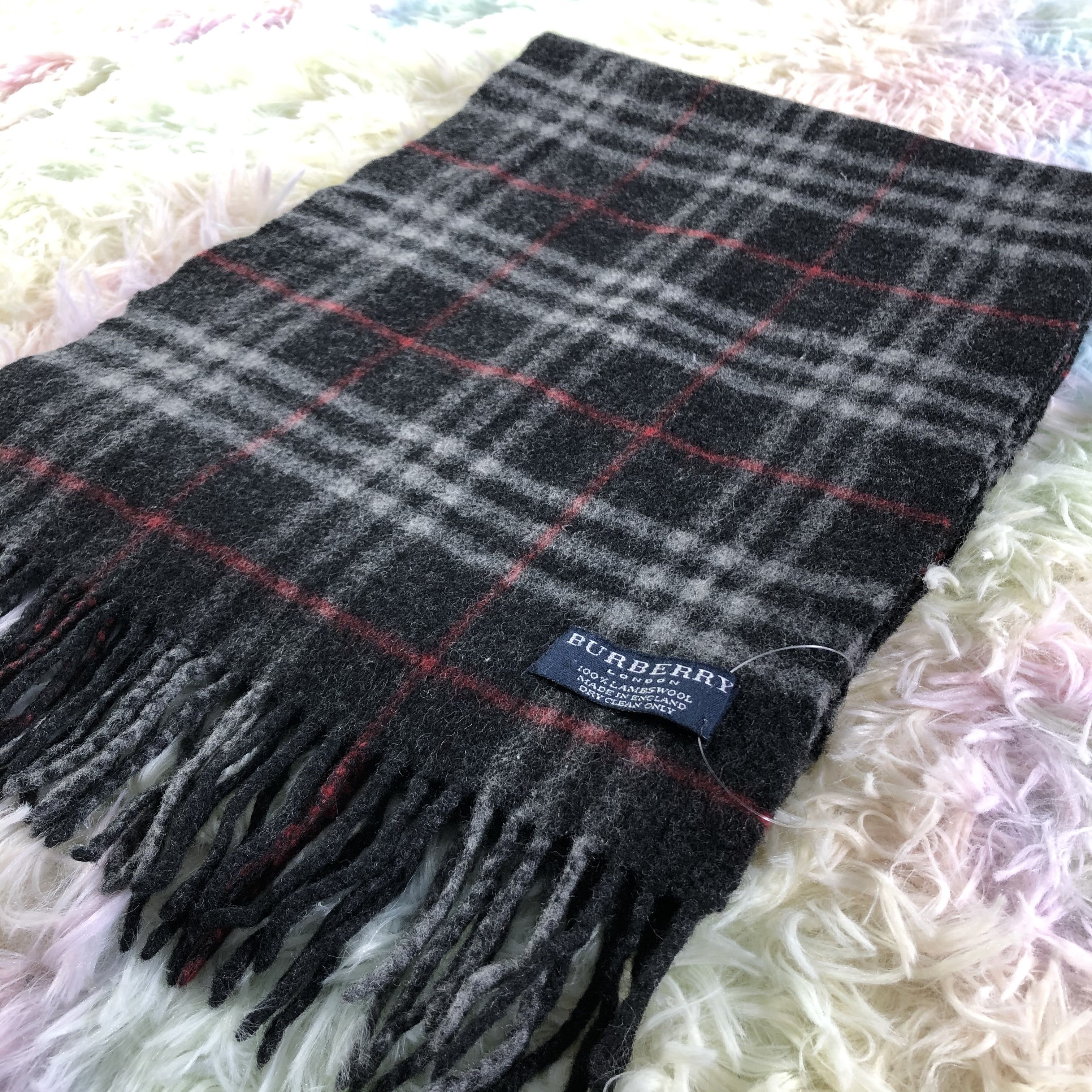 Burberry × Vintage Burberry Scarf / Muffler / Neckwear - KM484 Size ONE SIZE - 3 Thumbnail
