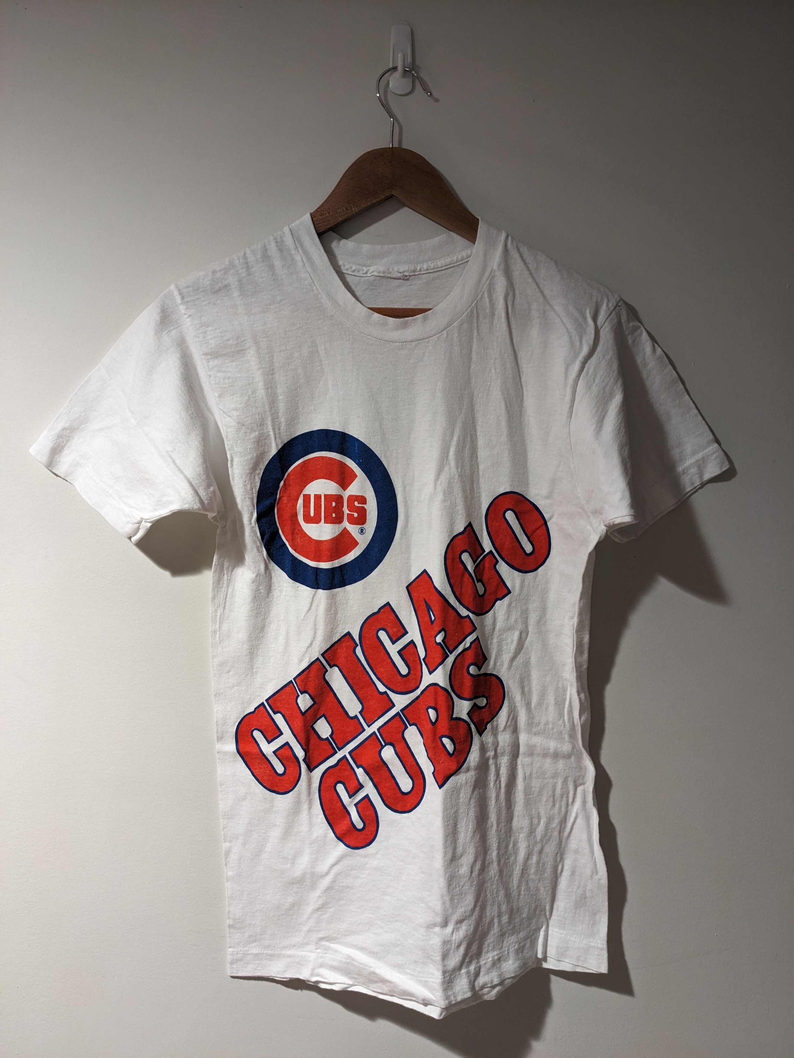 MLB Vintage 80s Chicago Cubs MLB Baseball Sports Medium T-Shirt Size US M / EU 48-50 / 2 - 1 Thumbnail