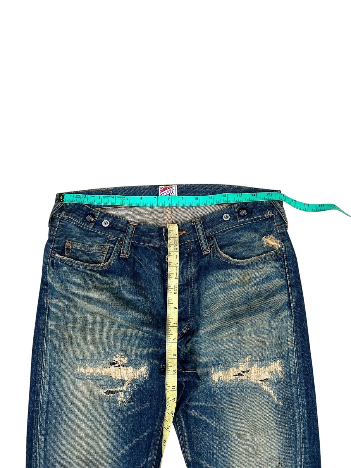 Prps PRPS Barracuda Distressed Mud Wash Denim Jeans Size US 30 / EU 46 - 4 Thumbnail