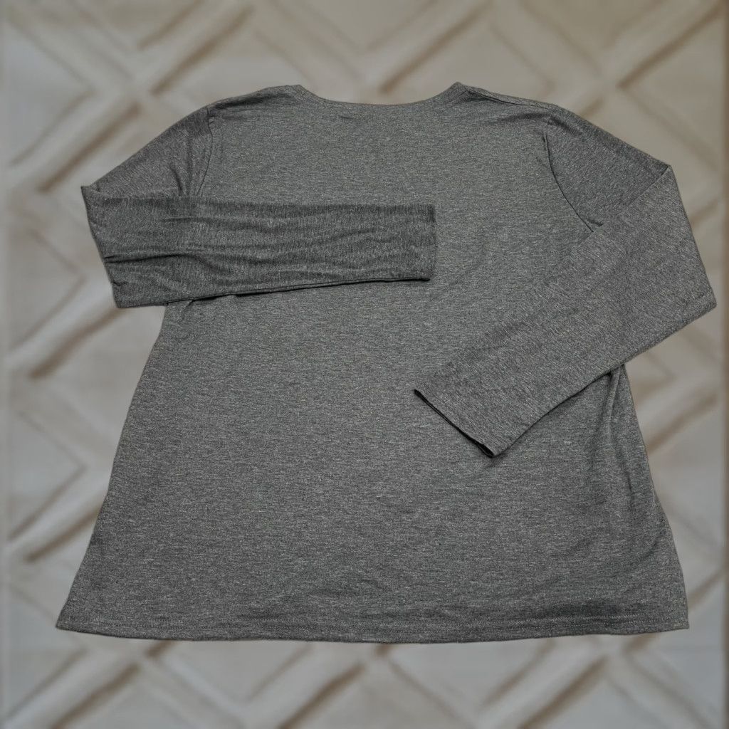 Vintage Unbranded Graphic Witch T-Shirt Womens 3XL Dark Gray Long Sleeve Crew Neck NWOT Size XXL / US 16-18 / IT 52-54 - 1 Thumbnail