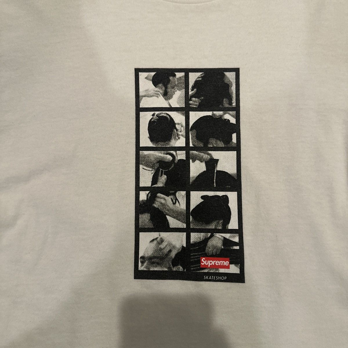 Supreme Supreme Photo Grid Tee White Medium Made in USA Size US M / EU 48-50 / 2 - 2 Thumbnail
