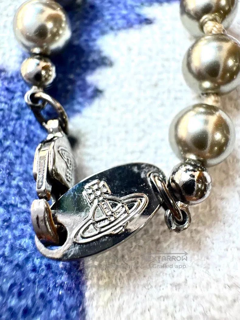 Vivienne Westwood Vivienne Westwood Gray pearl necklace Size ONE SIZE - 8 Thumbnail