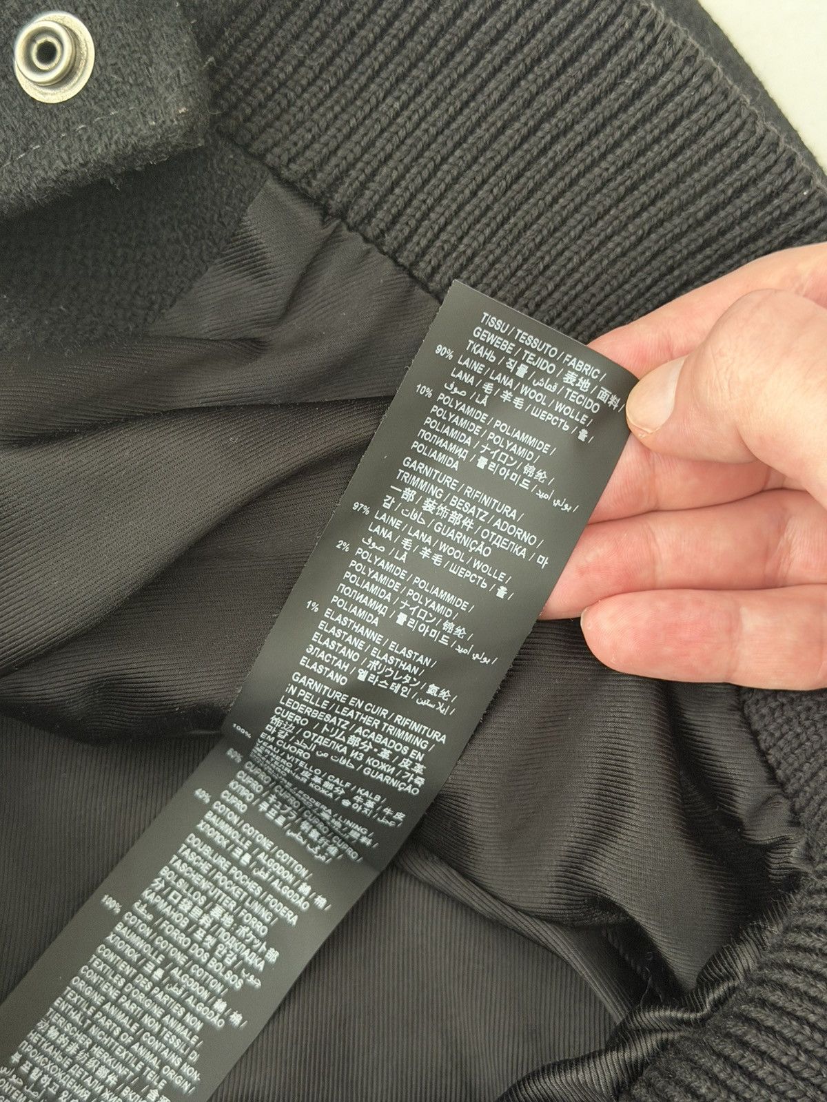 Saint Laurent Paris Saint Laurent Paris Logo Teddy Black Sz. 48 Size US M / EU 48-50 / 2 - 6 Thumbnail