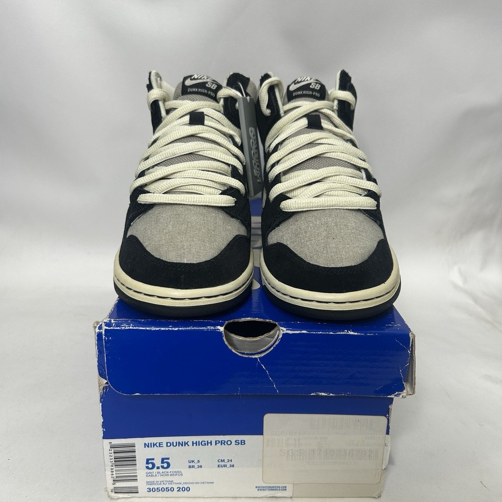Nike Nike Dunk High Pro SB “Fossil” (2011) Size US 7 / IT 37 - 2 Thumbnail