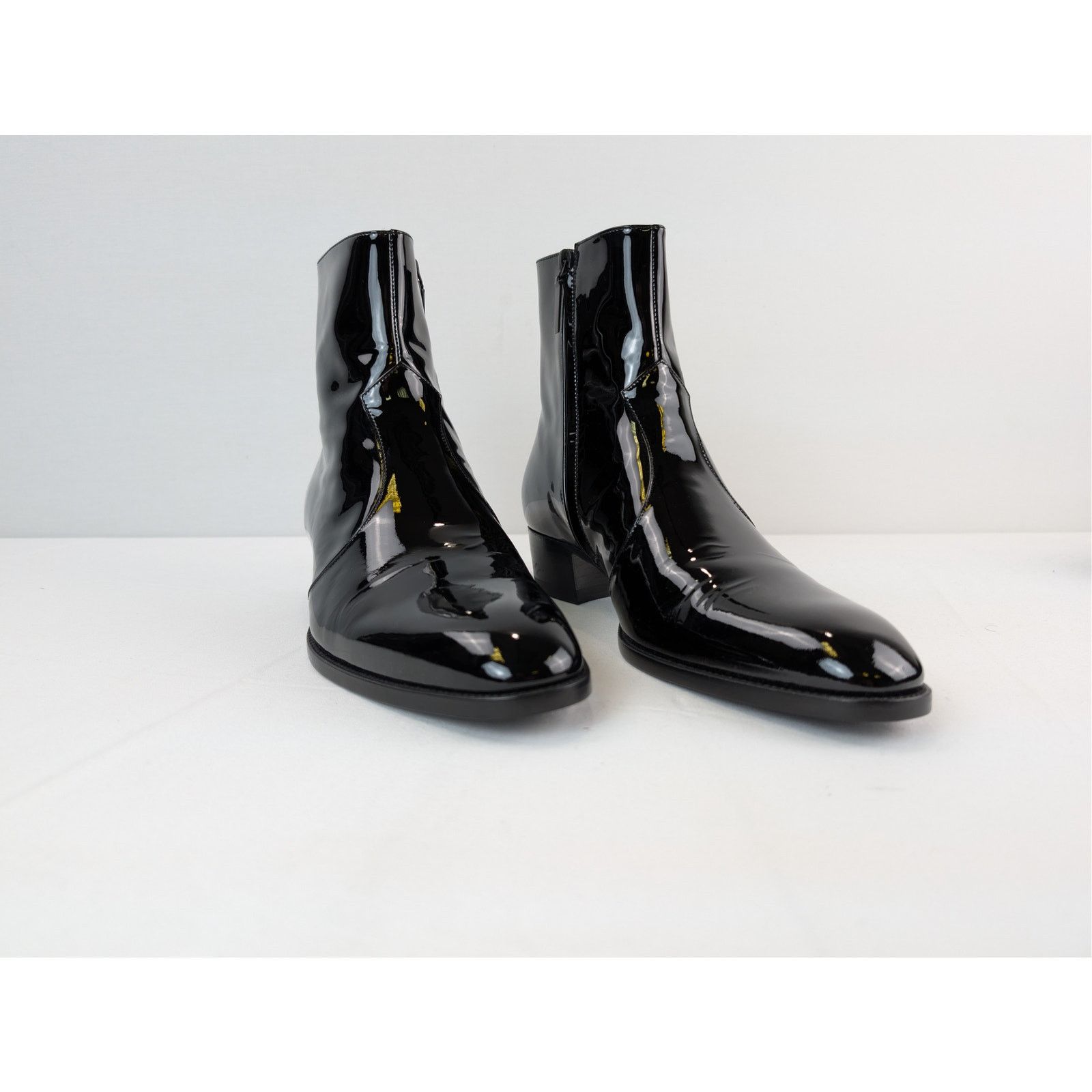 Saint Laurent Paris o1rshd1 Wyatt 40 Zip Booties Boots in Nero 41 Size US 8 / EU 41 - 5 Thumbnail