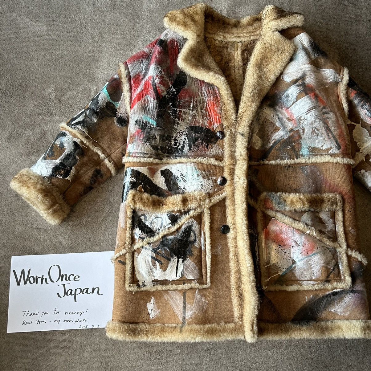 Coach Final Price ⚡ COACH × Mint+Serf One-of-a-Kind Shearling Coat Size US L / EU 52-54 / 3 - 10 Thumbnail