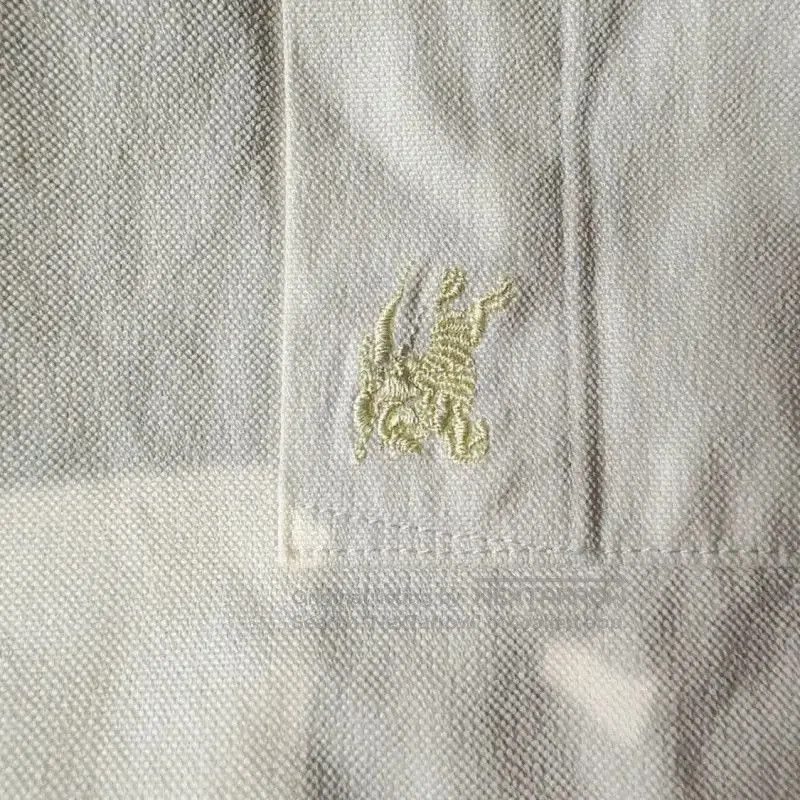 Burberry Burberry Beige Polyester Women's Button-Up Shirt. Size M / US 6-8 / IT 42-44 - 4 Thumbnail