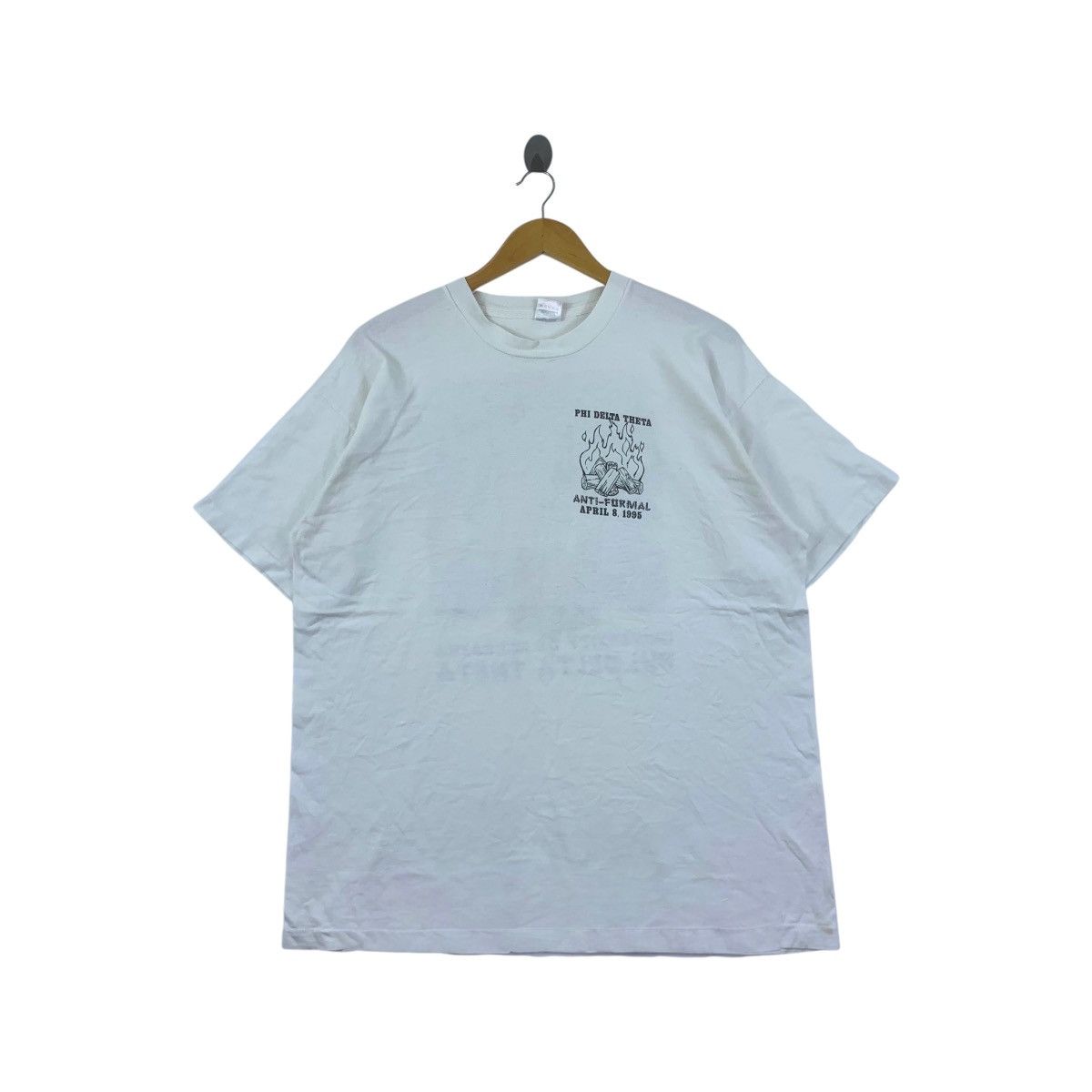 Fruit Of The Loom Vintage 1995 PHI DELTA THETA University Of Nebraska Size US XL / EU 56 / 4 - 1 Thumbnail