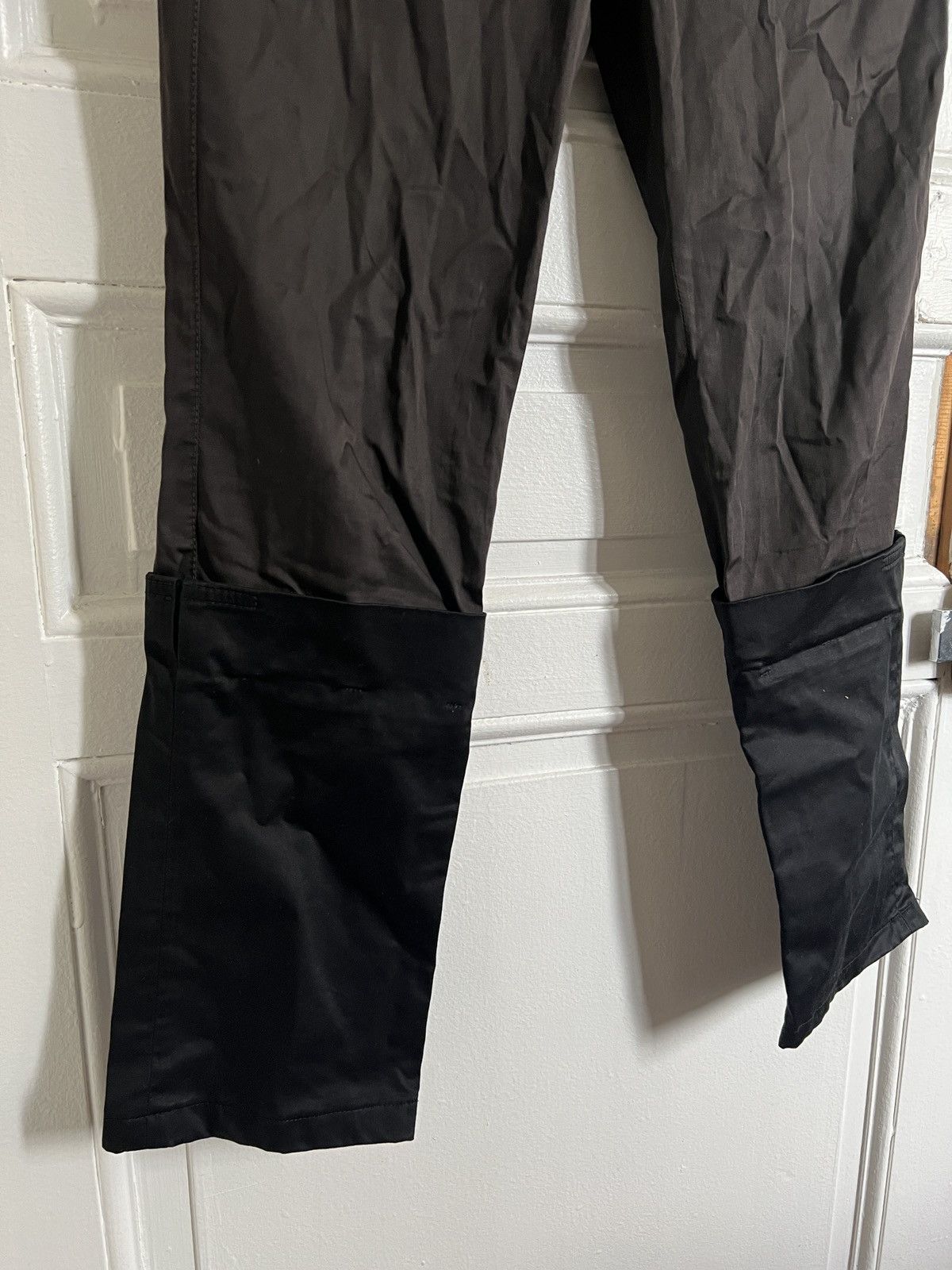 Marithe + Francois Girbaud USA 27 size MARITHÉ + FRANÇOIS GIRBAUD Black Pants 2000s Size 30" / US 8 / IT 44 - 3 Thumbnail
