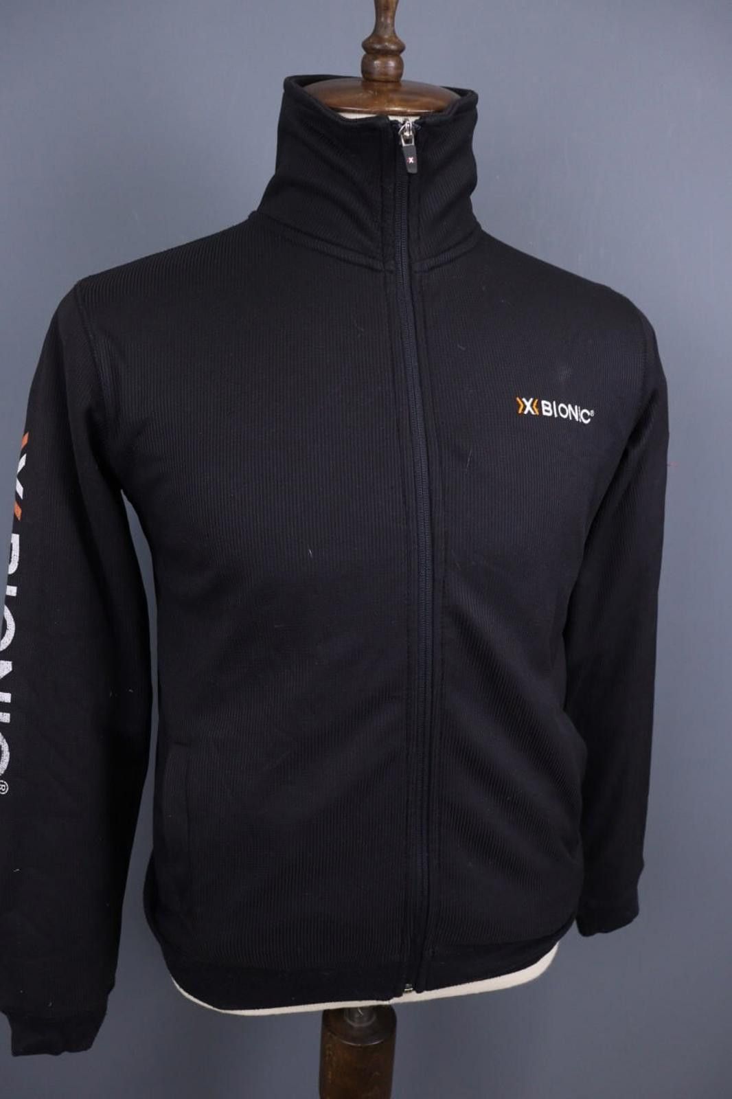 Designer X-Bionic Black Sweat Switzerland Flag Track Jacket Size S Size US S / EU 44-46 / 1 - 5 Thumbnail