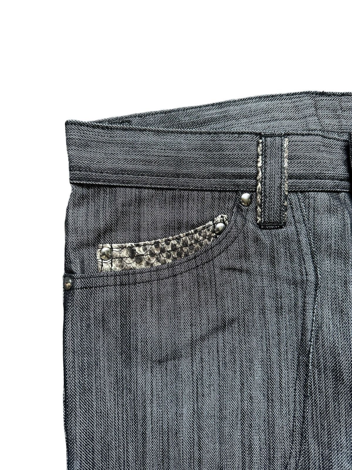 semanticdesign Size 31/28.5 - 00’s Taka:Q modern rock snakeskin tribe jeans Size US 31 - 6 Thumbnail
