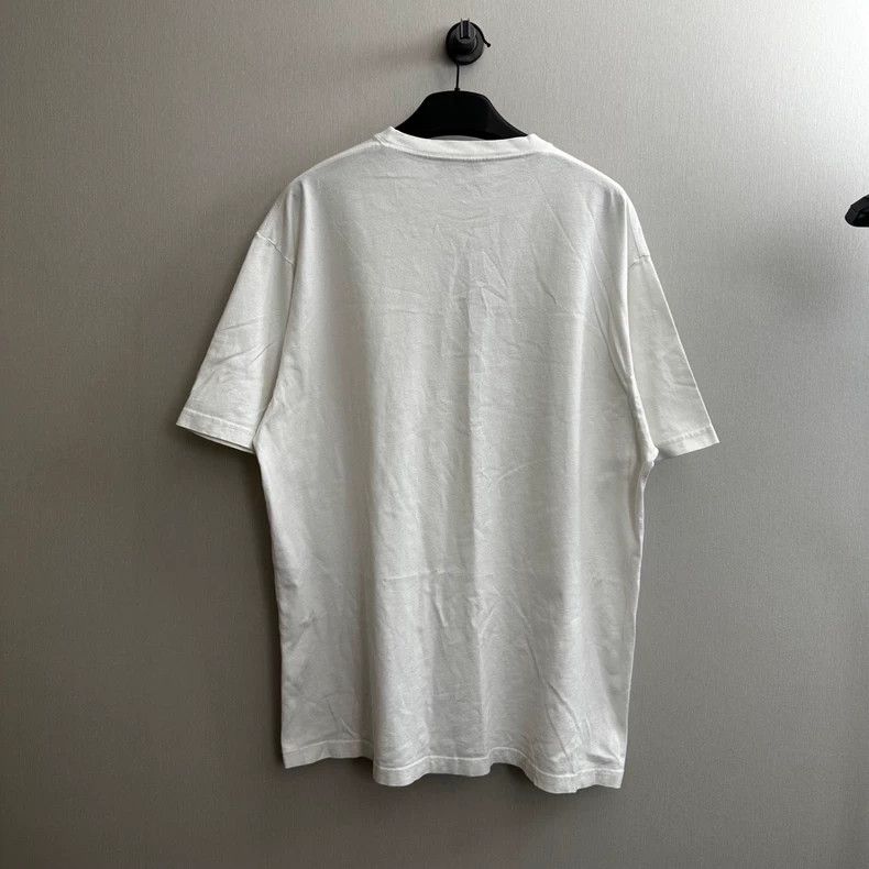 Balenciaga Balenciaga White Scissors Wheat Logo Alphabet Short Sleeve Size US XS / EU 42 / 0 - 2 Thumbnail